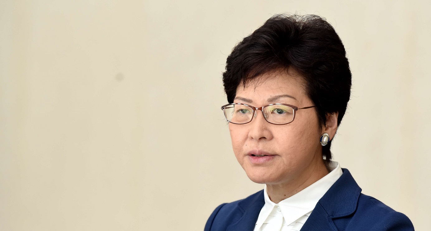 Chief executive Carrie Lam has decided to extend the press conference following the policy address to 75 minutes from 45 minutes. Photo: CNSA Chief executive Carrie Lam has decided to extend the press conference following the policy address to 75 minutes from 45 minutes. Photo: CNSA