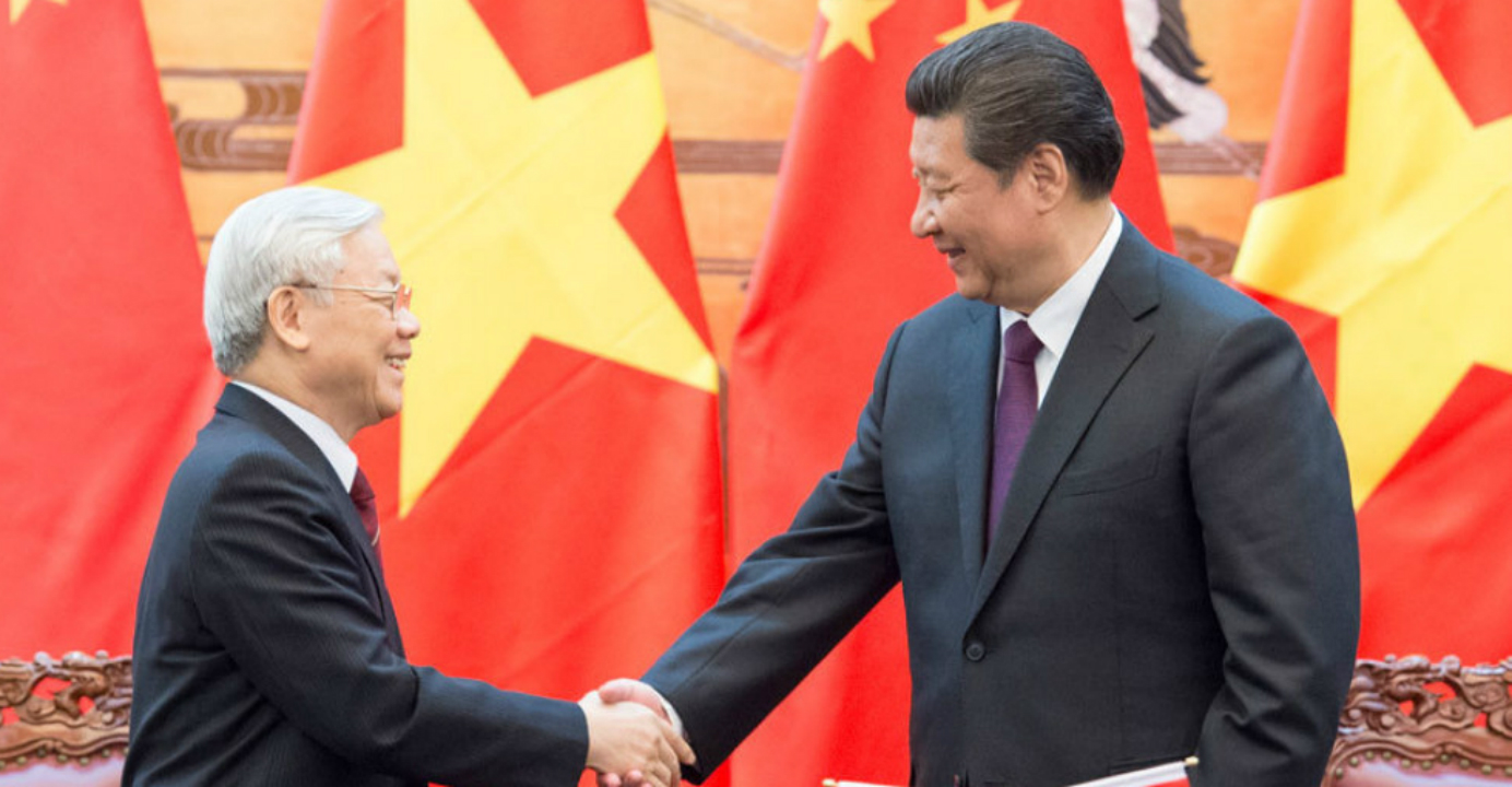 During his recent visit to Hanoi, Chinese President Xi Jinping emphasized the “brotherhood” between China and Vietnam. But Vietnamese leader Nguyen Phu Trong appears to be far less passionate about the ties. Photo: www.news.cn During his recent visit to Hanoi, Chinese President Xi Jinping emphasized the “brotherhood” between China and Vietnam. But Vietnamese leader Nguyen Phu Trong appears to be far less passionate about the ties. Photo: www.news.cn
