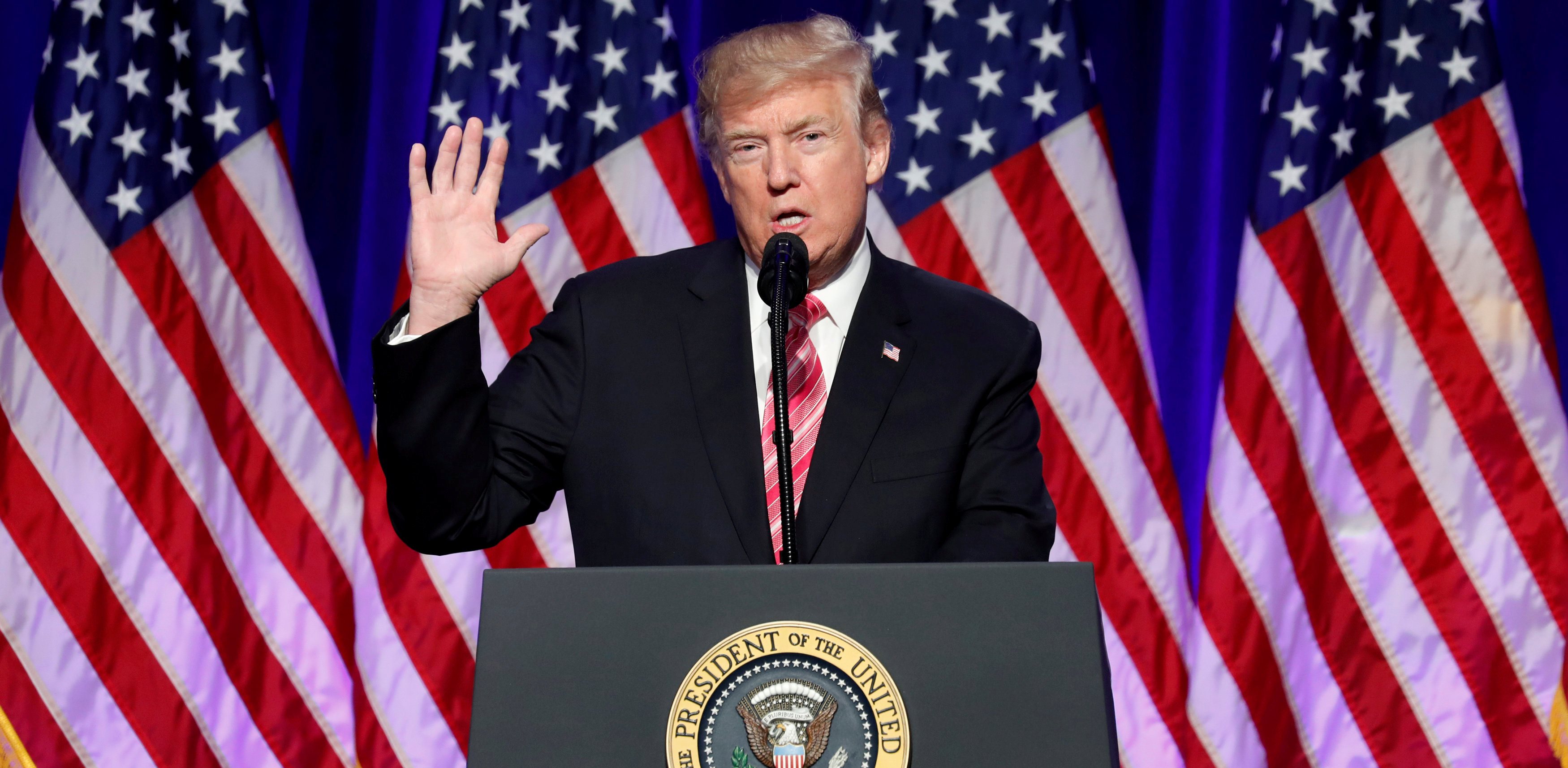 President Donald Trump ran in the election last year as a populist but he has governed as a plutocrat. Photo: Reuters President Donald Trump ran in the election last year as a populist but he has governed as a plutocrat. Photo: Reuters