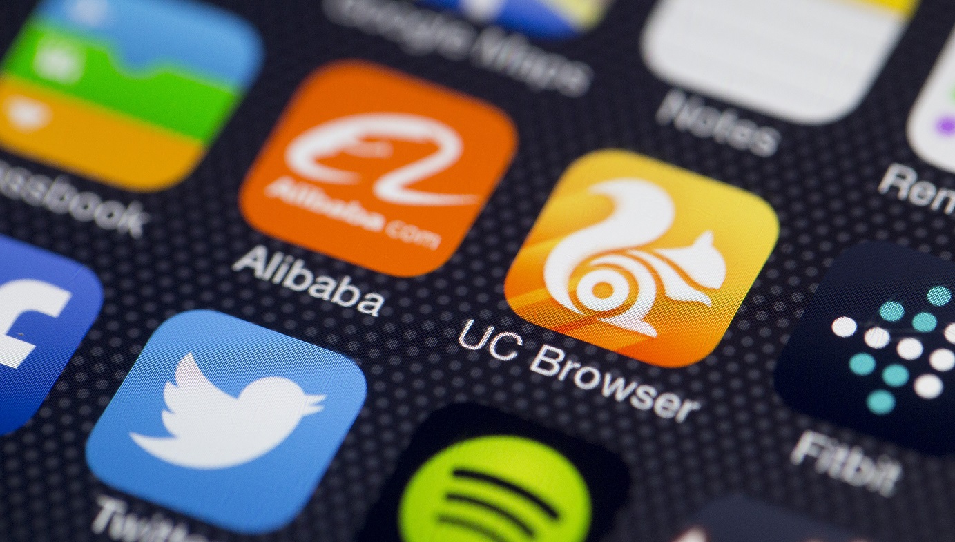 UC Browser app icon is seen on an Apple iPhone. The Alibaba-owned mobile browser is said to have overtaken Google Chrome in India and Indonesia markets. Photo: Bloomberg UC Browser app icon is seen on an Apple iPhone. The Alibaba-owned mobile browser is said to have overtaken Google Chrome in India and Indonesia markets. Photo: Bloomberg