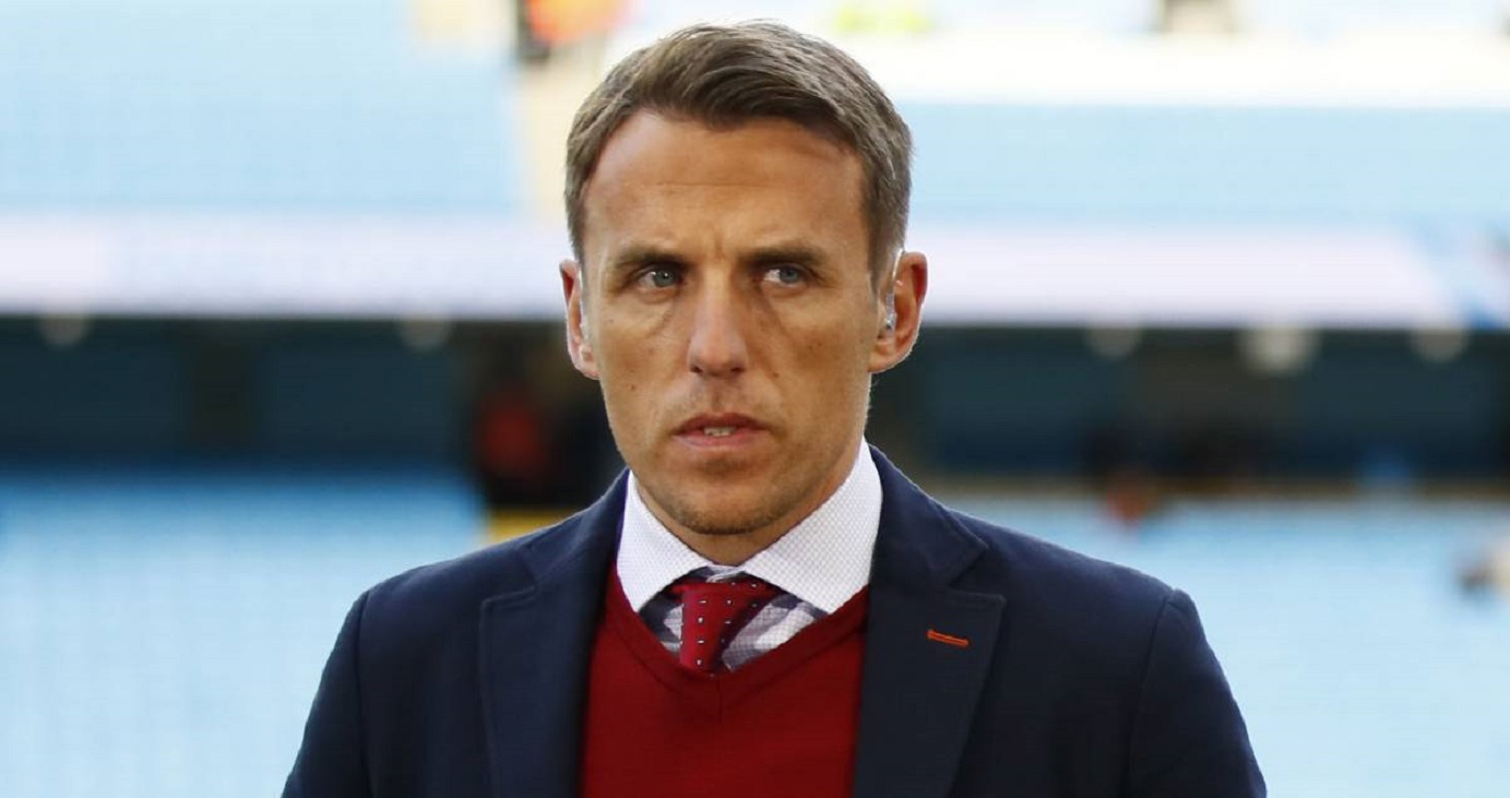 Former Manchester United player Phil Neville, who had previously tweeted about threatening to strike his wife, and has no previous experience of managing a top-level football team, was recently appointed as manager of the England women's team. Photo: Former Manchester United player Phil Neville, who had previously tweeted about threatening to strike his wife, and has no previous experience of managing a top-level football team, was recently appointed as manager of the England women's team. Photo: