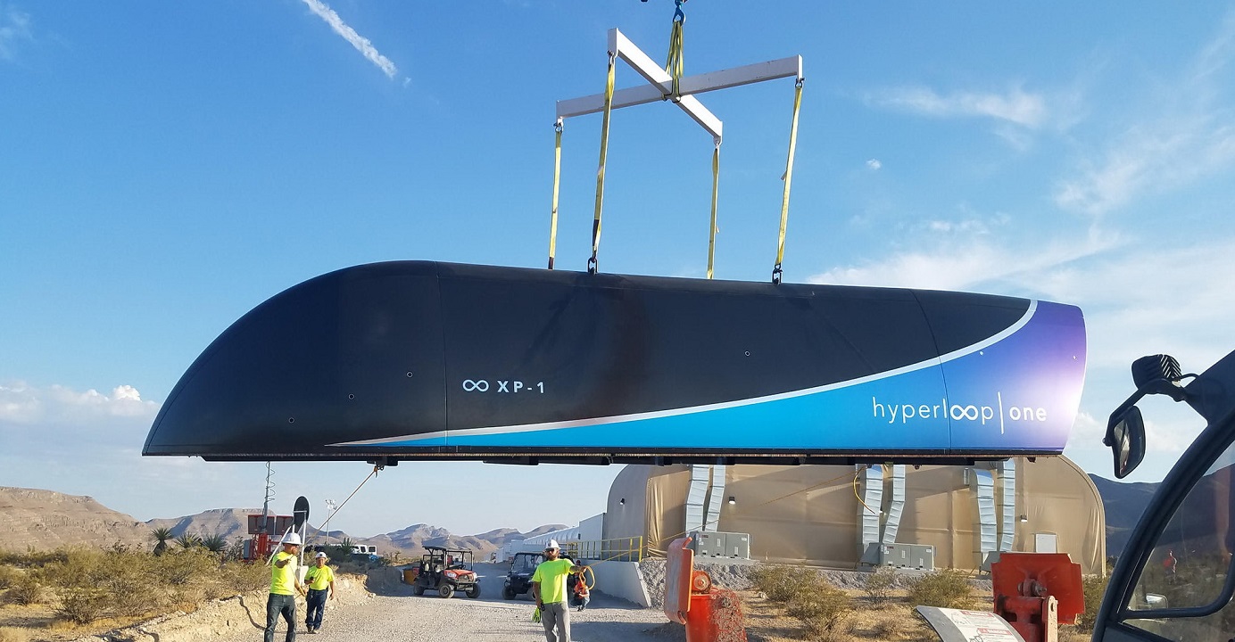 Hyperloop One, Elon Musk's futuristic transportation system, attained speed record of nearly 387 kilometers per hour in third-phase testing last December. Photo: Virgin Hyperloop One Hyperloop One, Elon Musk's futuristic transportation system, attained speed record of nearly 387 kilometers per hour in third-phase testing last December. Photo: Virgin Hyperloop One
