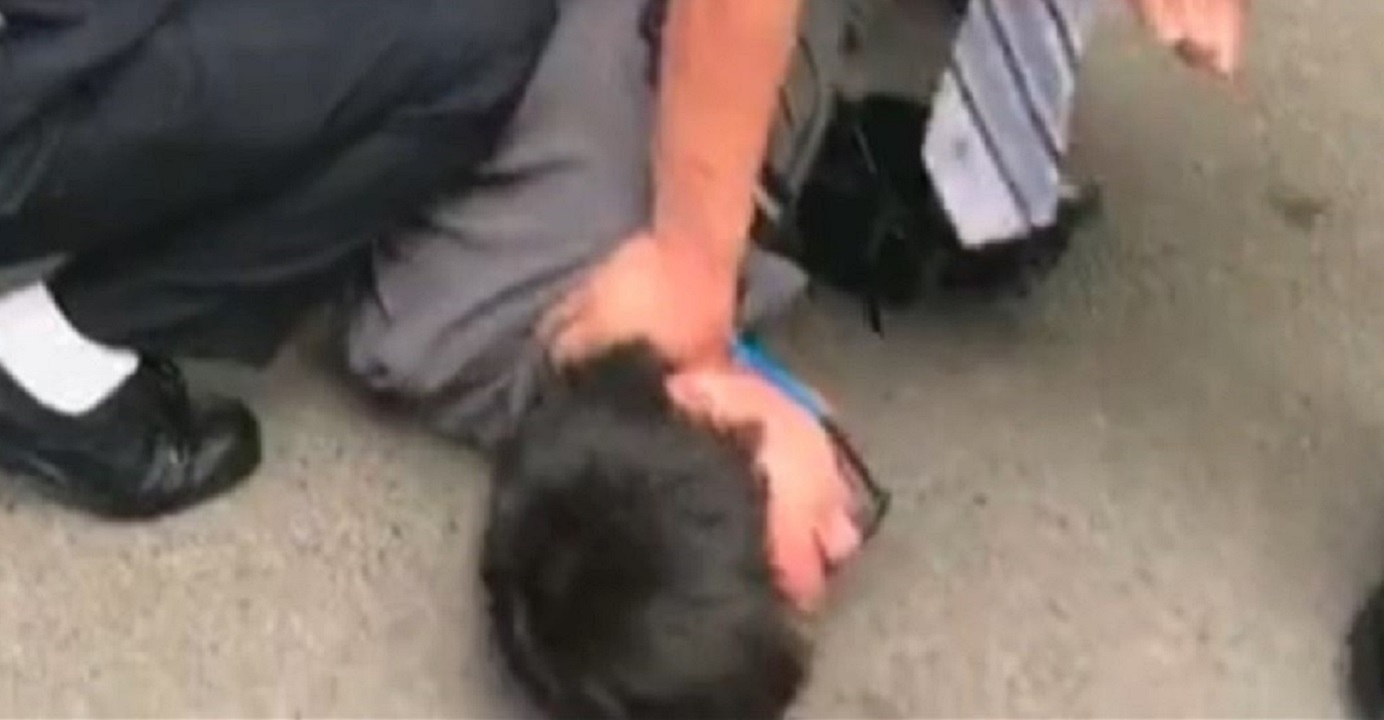 A Now TV cameraman is tackled to the ground by police in Beijing on May 16. Hong Kong’s leaders have been accused of failing to take up the matter, as well as other incidents of harassment of journalists, seriously with China. Image credit: i-Cable News A Now TV cameraman is tackled to the ground by police in Beijing on May 16. Hong Kong’s leaders have been accused of failing to take up the matter, as well as other incidents of harassment of journalists, seriously with China. Image credit: i-Cable News