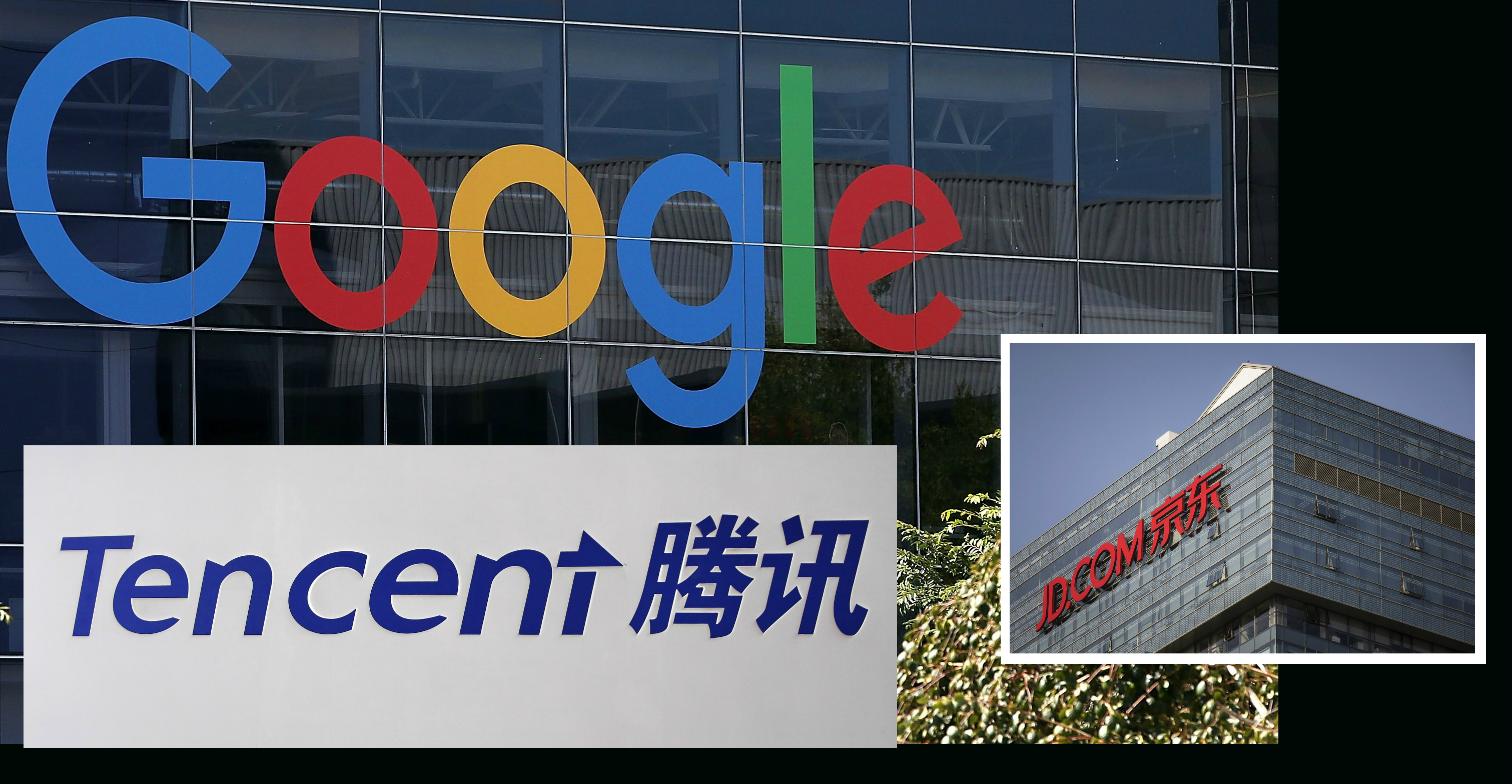A strategic alliance among Google, Tencent and JD.com would strengthen their position against major rivals and allow them to expand faster. Photo: AFP/Reuters/Bloomberg A strategic alliance among Google, Tencent and JD.com would strengthen their position against major rivals and allow them to expand faster. Photo: AFP/Reuters/Bloomberg