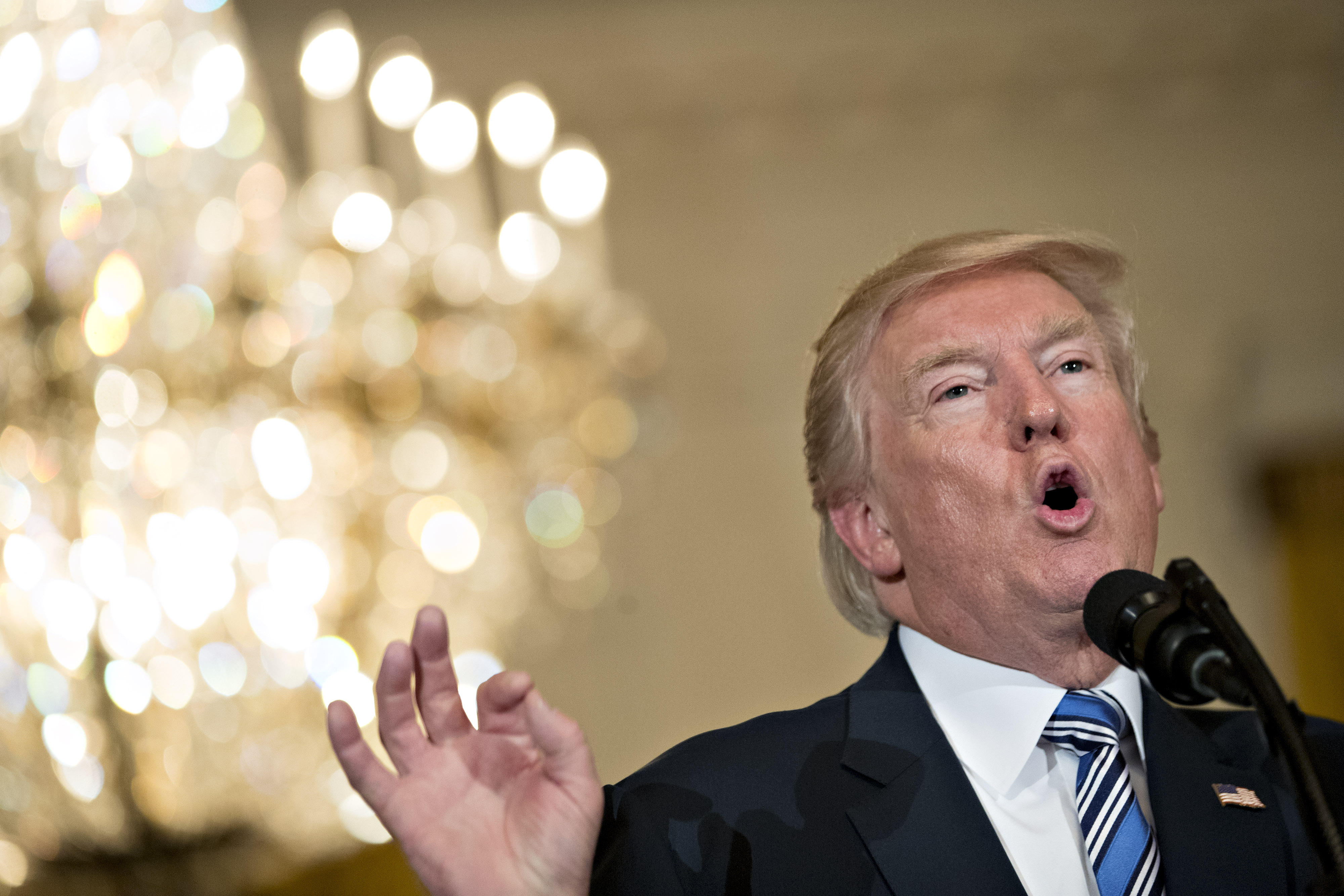 Trump’s fiscal and trade policies will crowd out private investment, reduce foreign direct investment in the US, and produce larger external deficits, experts warn. Photo: Bloomberg Trump’s fiscal and trade policies will crowd out private investment, reduce foreign direct investment in the US, and produce larger external deficits, experts warn. Photo: Bloomberg