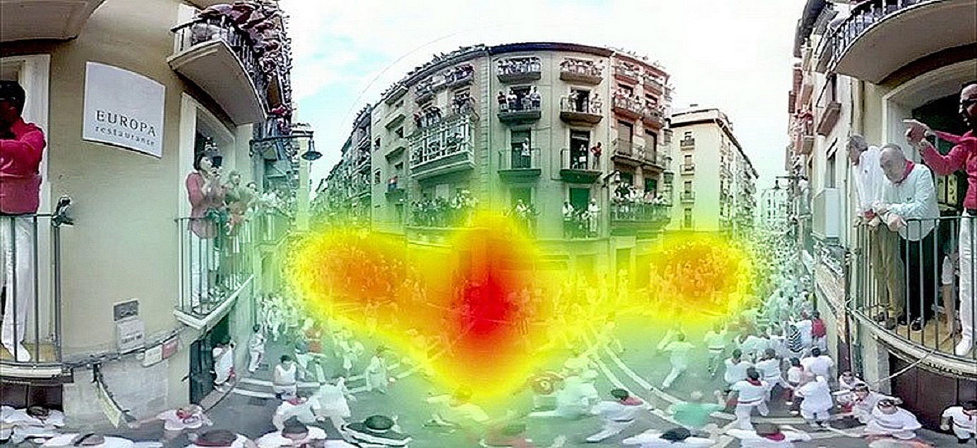 The VeeR VR platform has a function called Heat Map, which enables content creators to know which parts of their content catch the most attention from viewers. Photo: VeeR VR The VeeR VR platform has a function called Heat Map, which enables content creators to know which parts of their content catch the most attention from viewers. Photo: VeeR VR