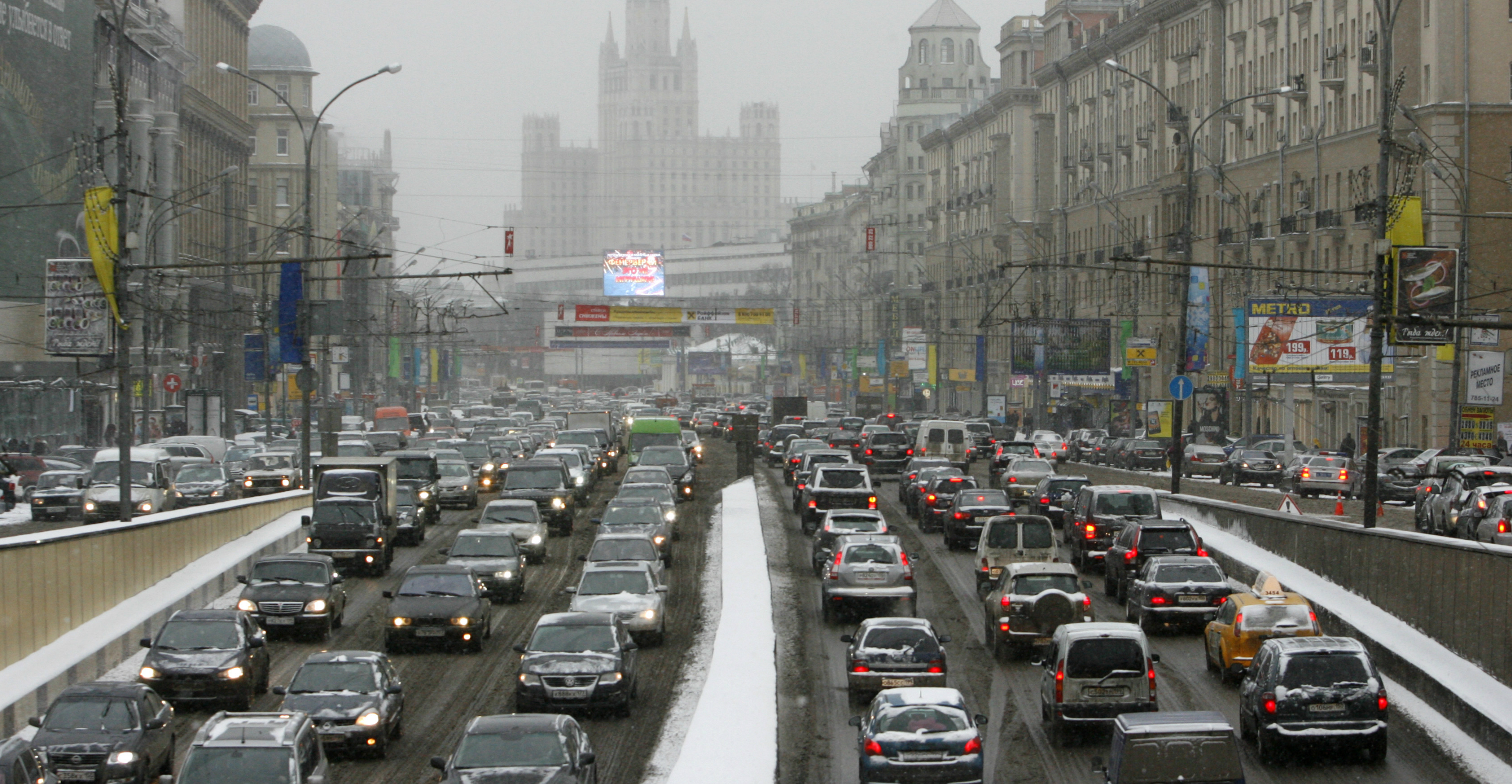Moscow is deploying smart systems to ease traffic congestion, which used to be the worst in the world. Photo: Reuters Moscow is deploying smart systems to ease traffic congestion, which used to be the worst in the world. Photo: Reuters