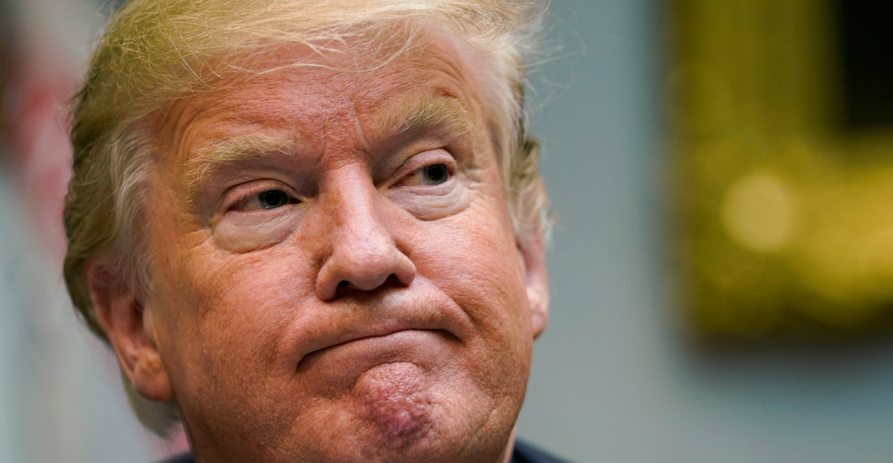 US President Donald Trump said "there is no venue that can compete with the history, tradition and importance of the House Chamber.” Photo: Reuters US President Donald Trump said "there is no venue that can compete with the history, tradition and importance of the House Chamber.” Photo: Reuters