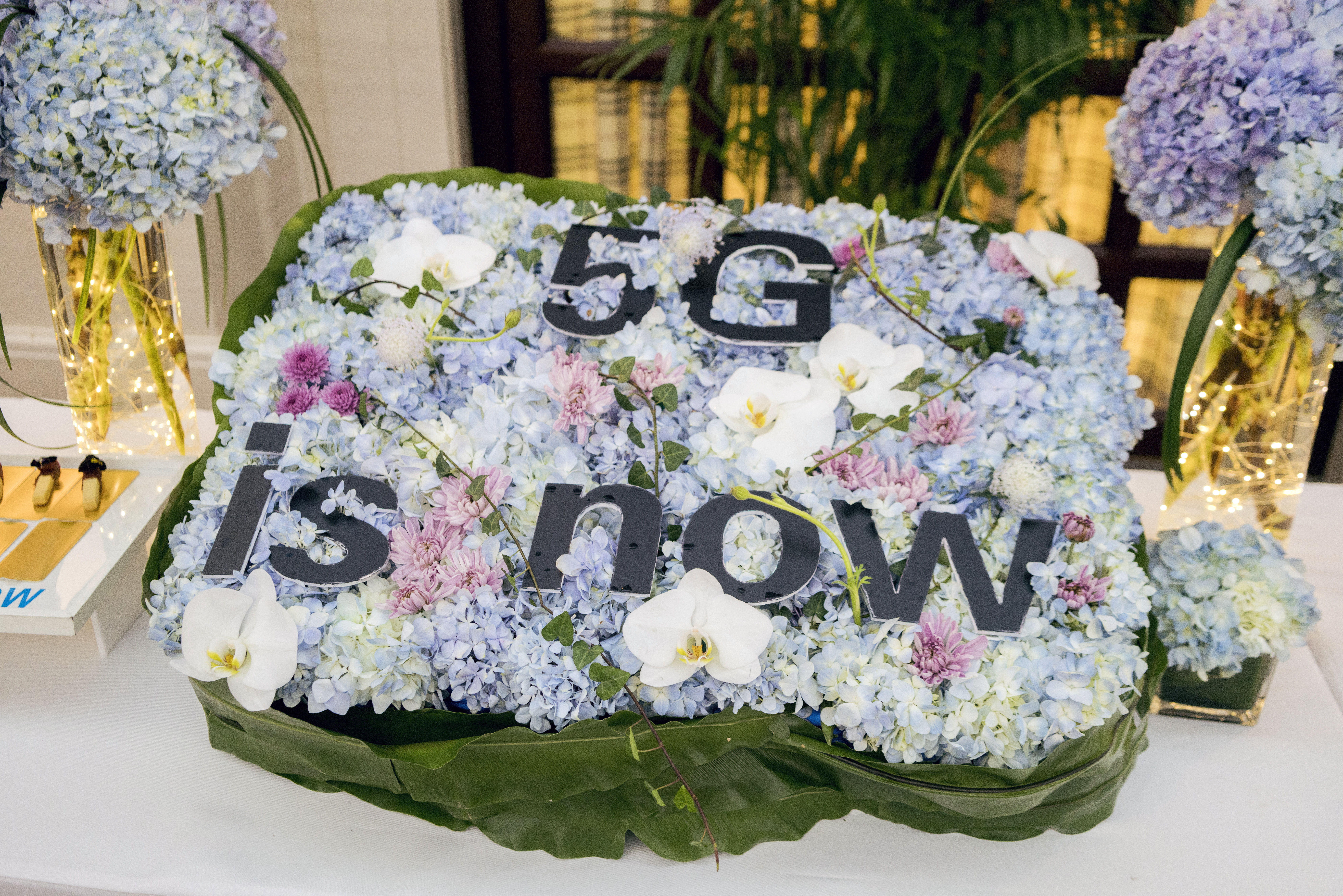 A ‘5G is Now’ sign sits on a bouquet of flowers at a Huawei Technologies event in Beijing on Jan 24. China aims to speed up issuance of licenses for commercial use of 5G technologies. Photo: Bloomberg A ‘5G is Now’ sign sits on a bouquet of flowers at a Huawei Technologies event in Beijing on Jan 24. China aims to speed up issuance of licenses for commercial use of 5G technologies. Photo: Bloomberg