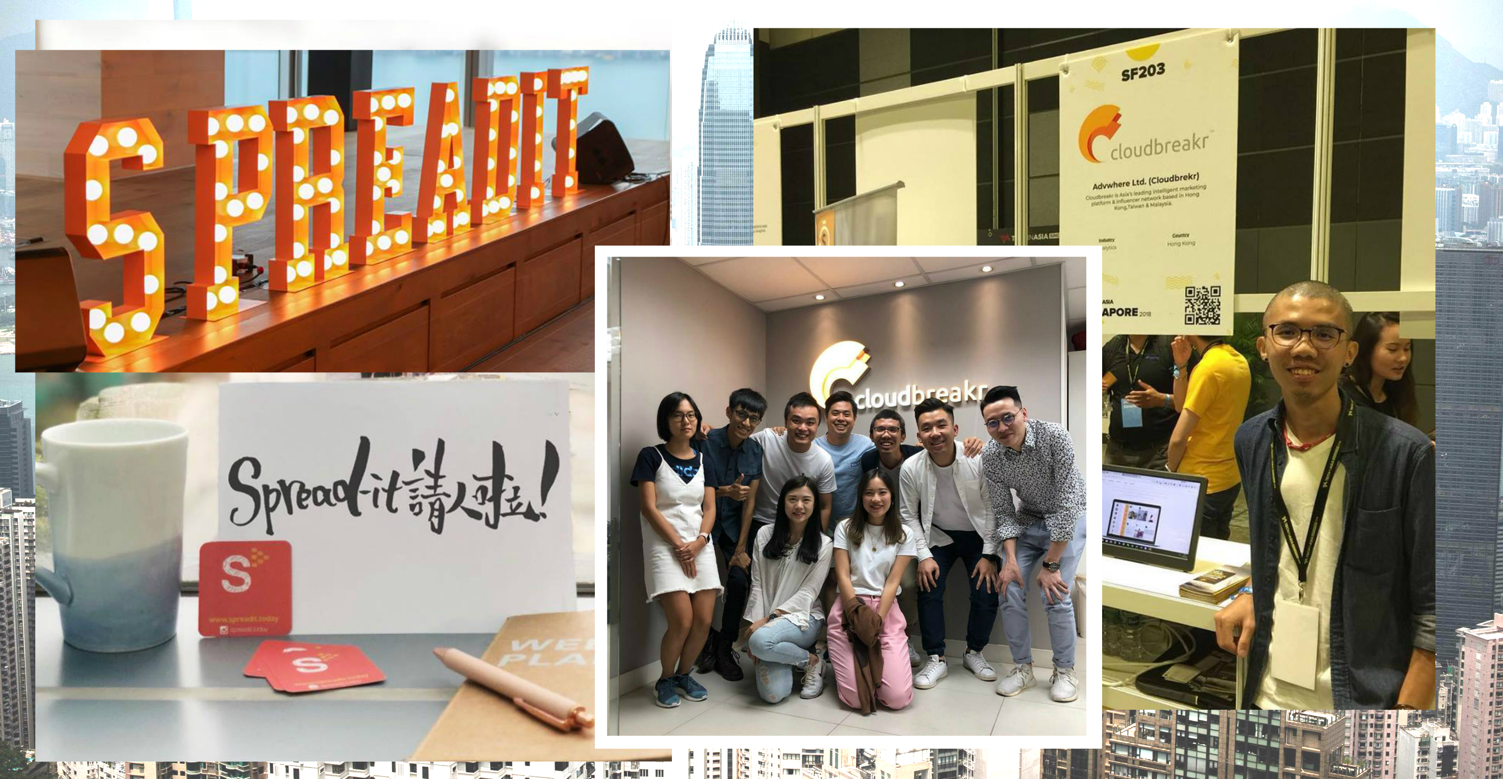 Spread-it and Cloudbreakr leverage the popularity of social media platforms to grow their businesses. Photo: Spread-it/ Cloudbreakr/Facebook Spread-it and Cloudbreakr leverage the popularity of social media platforms to grow their businesses. Photo: Spread-it/ Cloudbreakr/Facebook