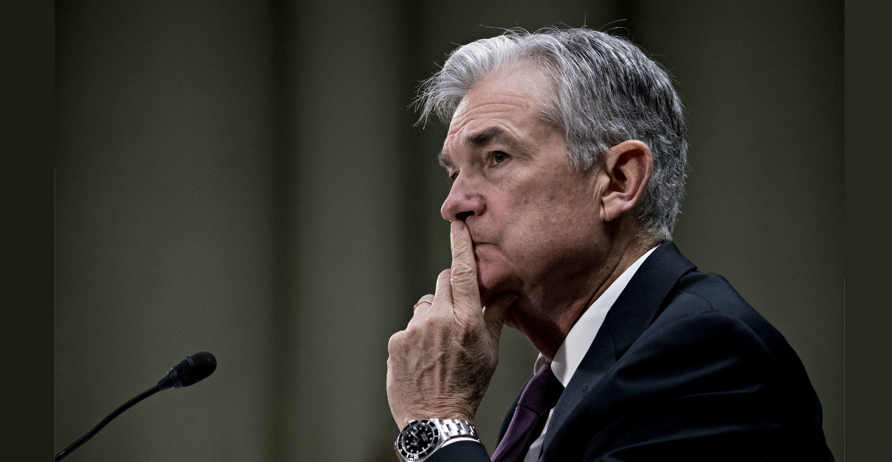 Federal Chair Jerome Powell disagrees with the idea that deficits don’t matter for countries that can borrow in their own currency. Photo: Bloomberg Federal Chair Jerome Powell disagrees with the idea that deficits don’t matter for countries that can borrow in their own currency. Photo: Bloomberg