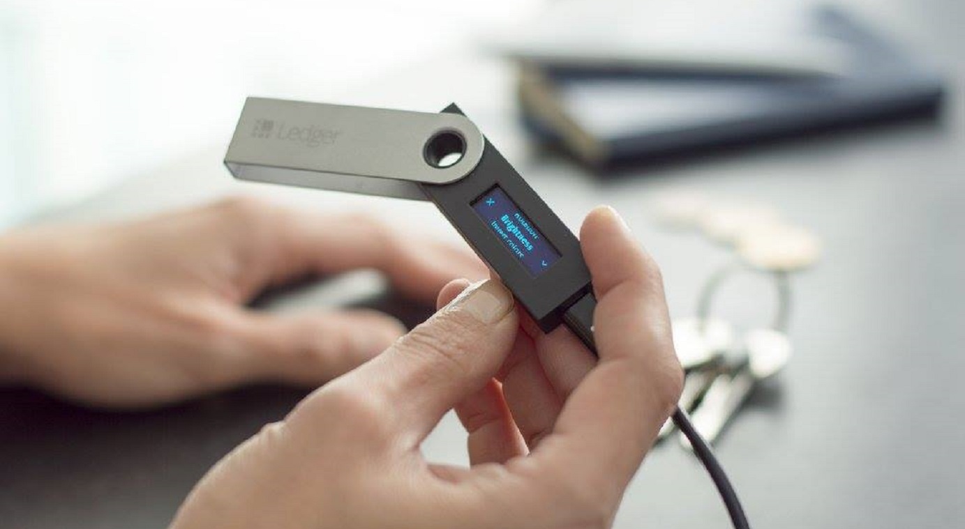 A Ledger Nano S cryptocurrency hardware wallet. Photo: Ledger A Ledger Nano S cryptocurrency hardware wallet. Photo: Ledger