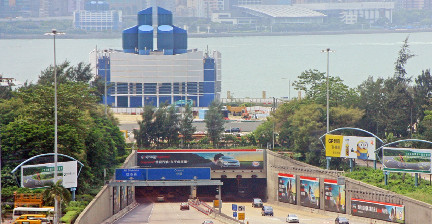 A file photo shows the West Kowloon entrance of the Western Harbour Crossing. Chief Executive Carrie Lam and other relevant government officials are set to address the media in relation to the toll adjustment proposal. Photo: HKEJ A file photo shows the West Kowloon entrance of the Western Harbour Crossing. Chief Executive Carrie Lam and other relevant government officials are set to address the media in relation to the toll adjustment proposal. Photo: HKEJ