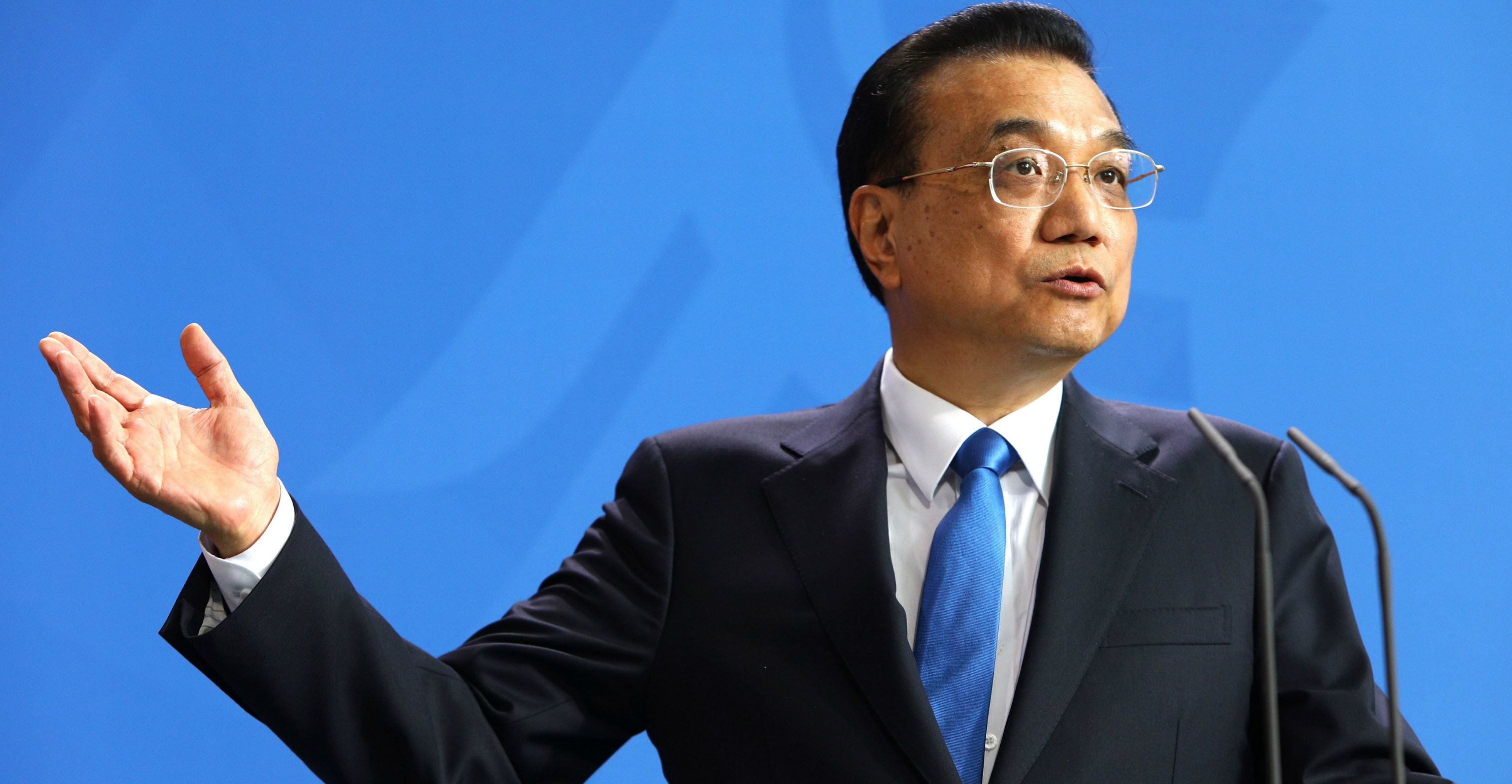 Premier Li Keqiang said China will speed up the full opening of market access for foreign investors in banking, securities and insurance sectors. Photo: AFP Premier Li Keqiang said China will speed up the full opening of market access for foreign investors in banking, securities and insurance sectors. Photo: AFP