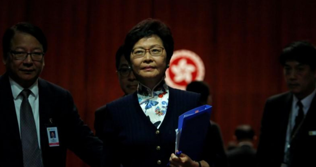 Chief Executive Carrie Lam has repeatedly said the current political climate precludes putting Article 23 back on the table. Photo: Reuters Chief Executive Carrie Lam has repeatedly said the current political climate precludes putting Article 23 back on the table. Photo: Reuters