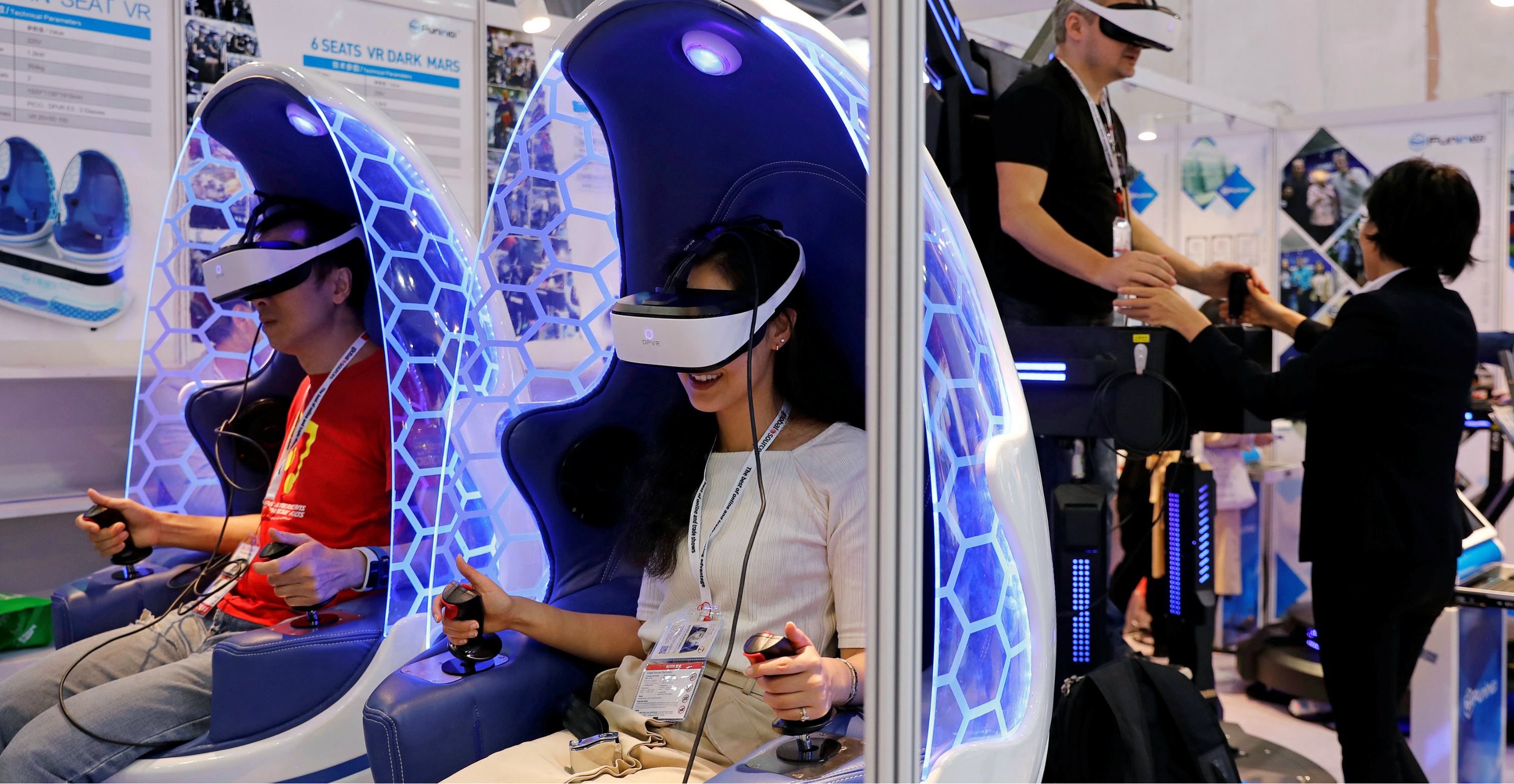 Virtual reality is often associated with games, but the technology is also being increasingly used in medical services. Photo: Reuters Virtual reality is often associated with games, but the technology is also being increasingly used in medical services. Photo: Reuters