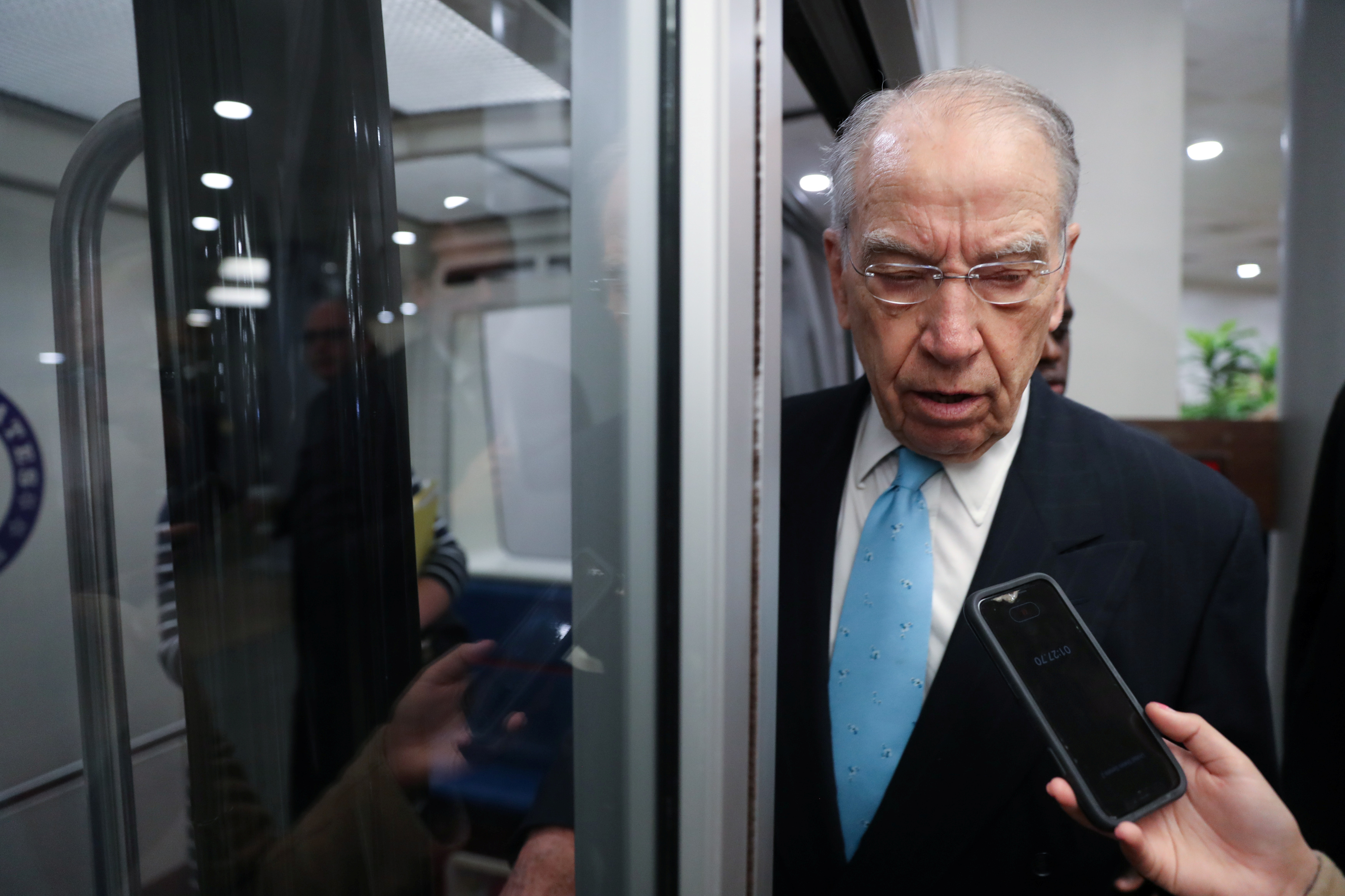 Chuck Grassley is among the US lawmakers who have sponsored a bill that seeks to bar anyone employed or sponsored by the Chinese military from receiving student or research visas to the US. Photo: Reuters Chuck Grassley is among the US lawmakers who have sponsored a bill that seeks to bar anyone employed or sponsored by the Chinese military from receiving student or research visas to the US. Photo: Reuters