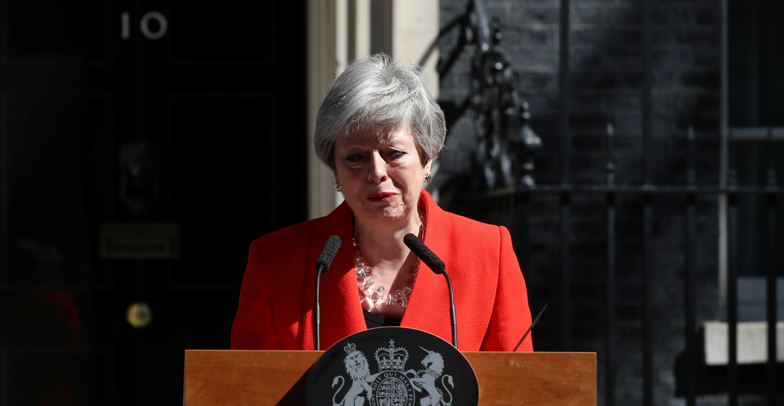 British Prime Minister Theresa May: “It is, and will always remain, a matter of deep regret to me that I have not been able to deliver Brexit.” Photo: Reuters British Prime Minister Theresa May: “It is, and will always remain, a matter of deep regret to me that I have not been able to deliver Brexit.” Photo: Reuters