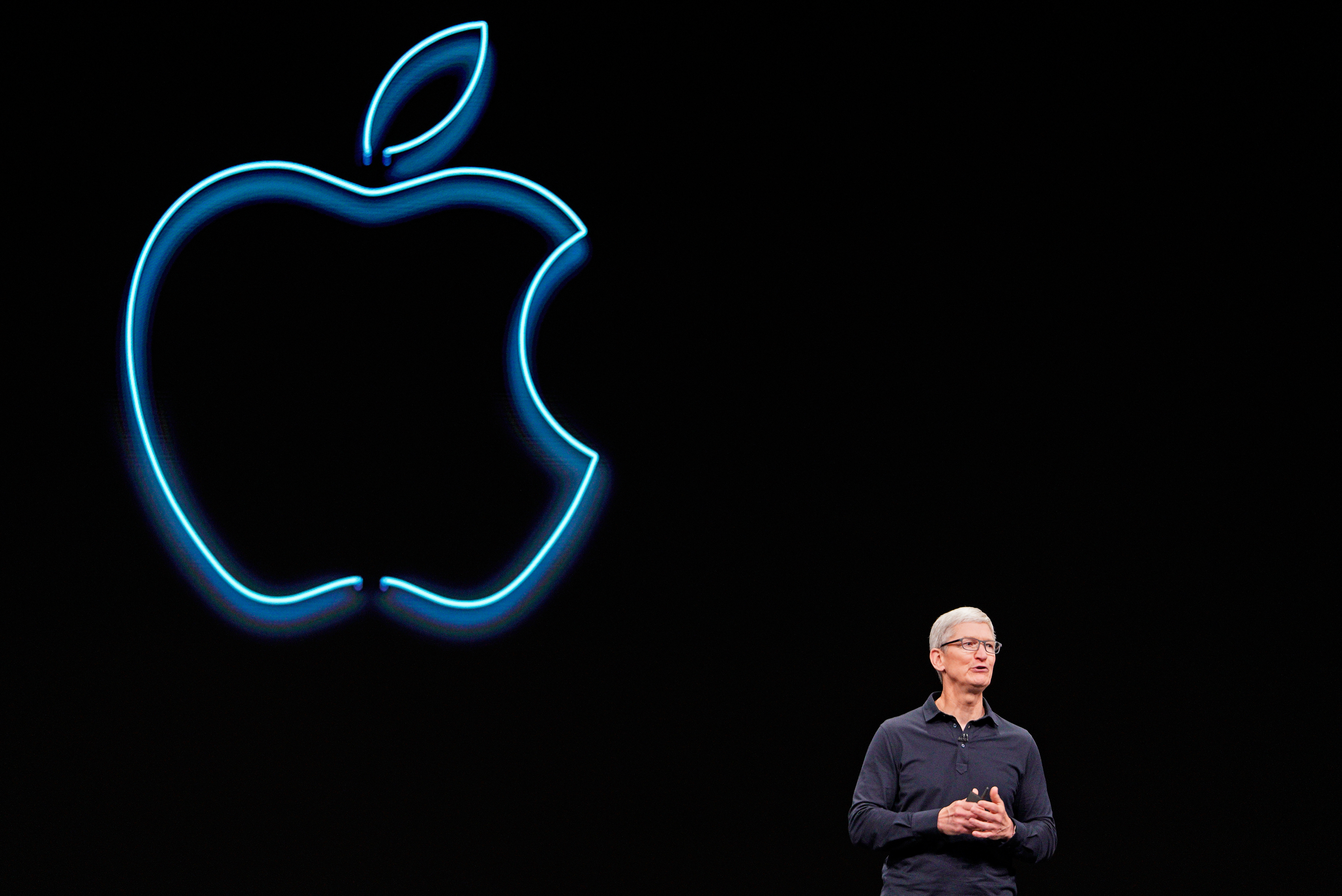 Apple CEO Tim Cook speaks during the firm’s annual Worldwide Developers Conference in San Jose, California, on June 3. Photo: Reuters Apple CEO Tim Cook speaks during the firm’s annual Worldwide Developers Conference in San Jose, California, on June 3. Photo: Reuters