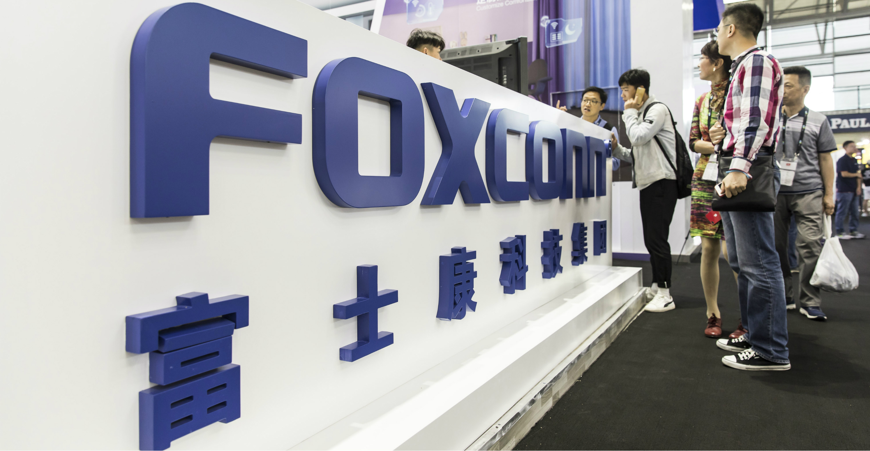 Foxconn said 25 percent of its production capacity is outside of China. Photo: Bloomberg Foxconn said 25 percent of its production capacity is outside of China. Photo: Bloomberg