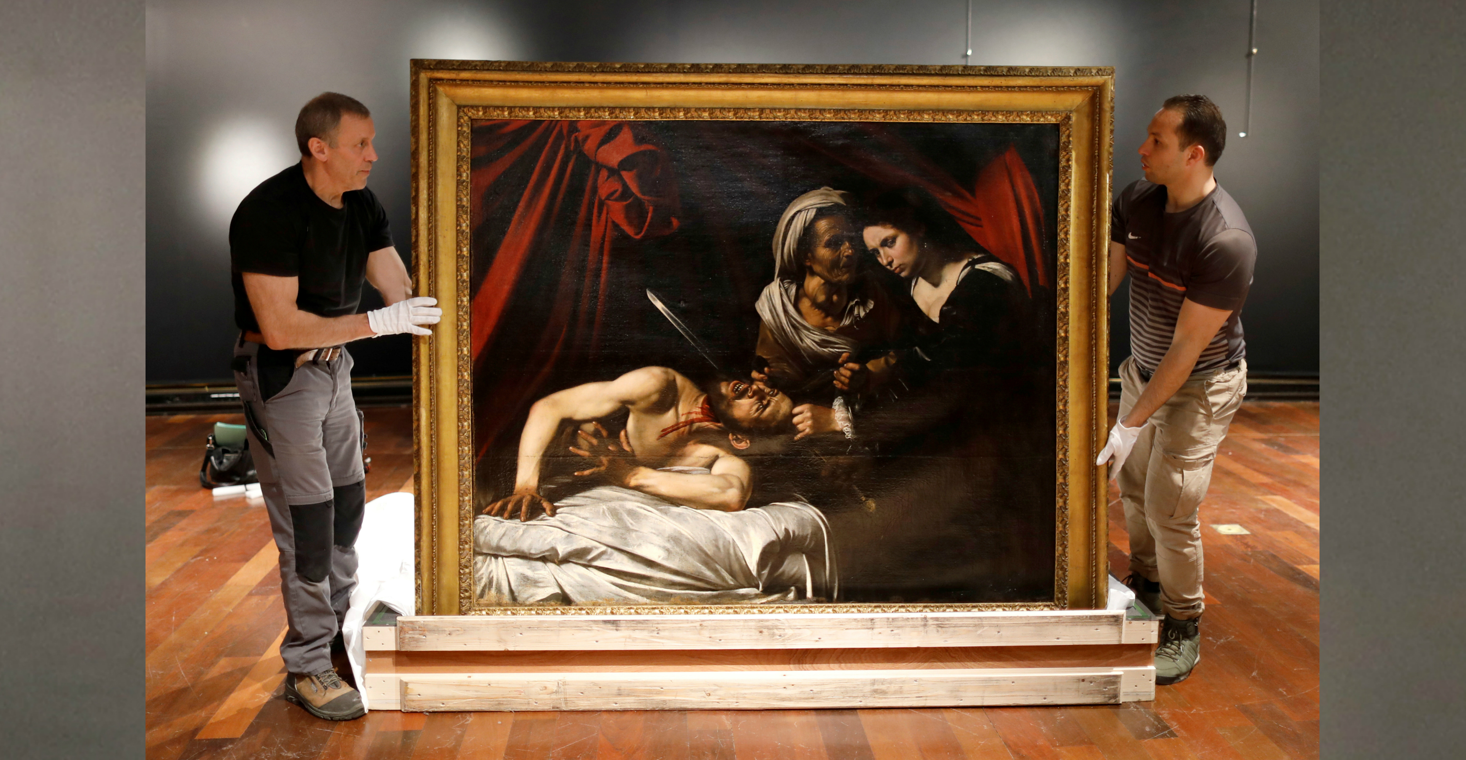 “Judith and Holofernes” was found in 2014 by the owners of a house in Toulouse as they investigated a leak in their attic. Photo: Reuters “Judith and Holofernes” was found in 2014 by the owners of a house in Toulouse as they investigated a leak in their attic. Photo: Reuters