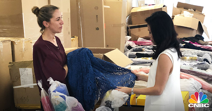 Christina Dean (L), founder of environmental NGO Redress, aims to promote a circular economy in the fashion industry through upcycling of fabric waste. Photo: CNBC Christina Dean (L), founder of environmental NGO Redress, aims to promote a circular economy in the fashion industry through upcycling of fabric waste. Photo: CNBC