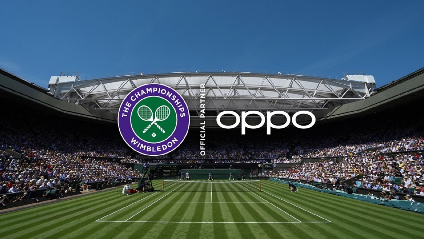 Chinese smartphone maker OPPO announced in April it has become the first official smartphone partner of The Championships, Wimbledon. Photo: AELTC Chinese smartphone maker OPPO announced in April it has become the first official smartphone partner of The Championships, Wimbledon. Photo: AELTC