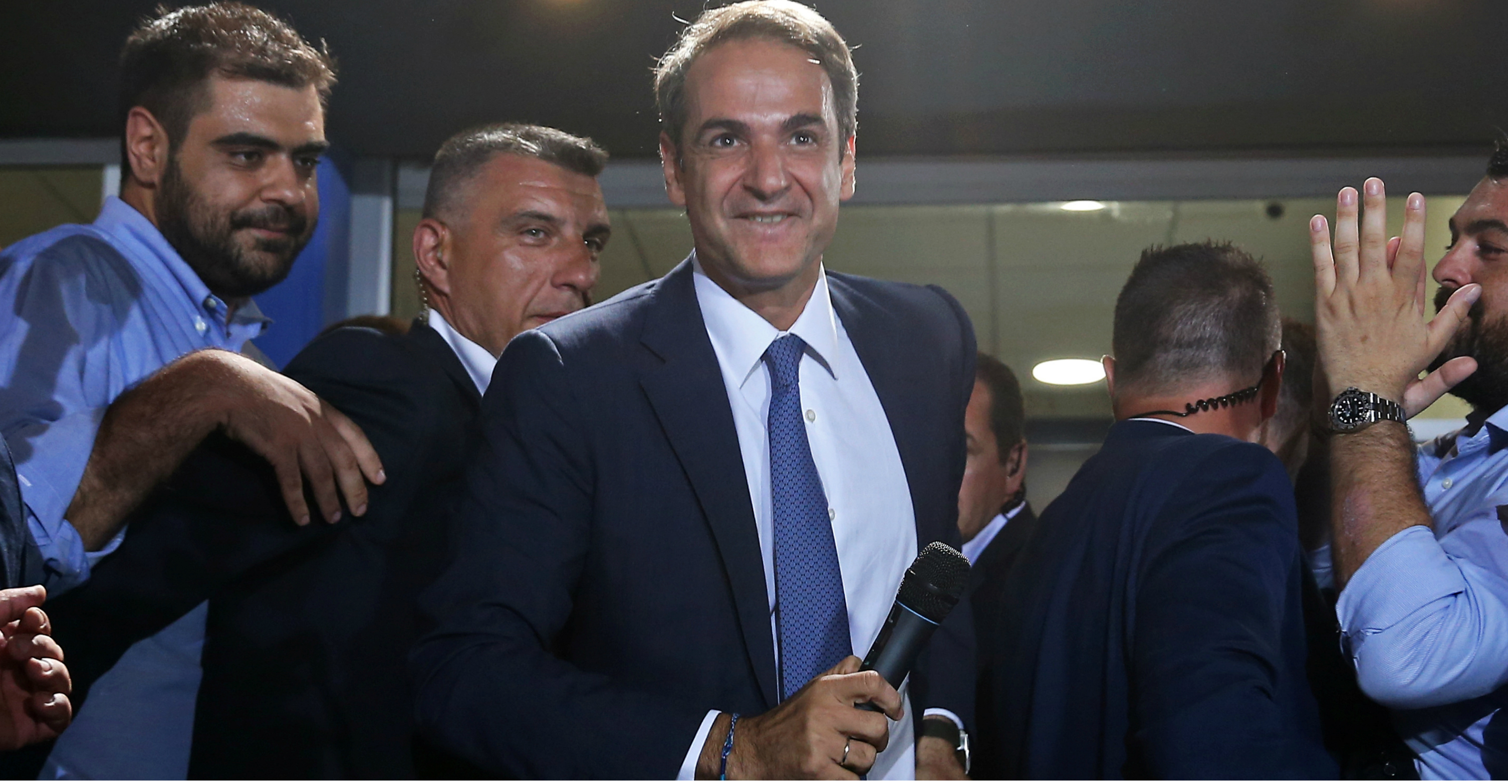 Prime Minister-elect Kyriakos Mitsotakis pledged more investments and fewer taxes. Photo: Reuters Prime Minister-elect Kyriakos Mitsotakis pledged more investments and fewer taxes. Photo: Reuters