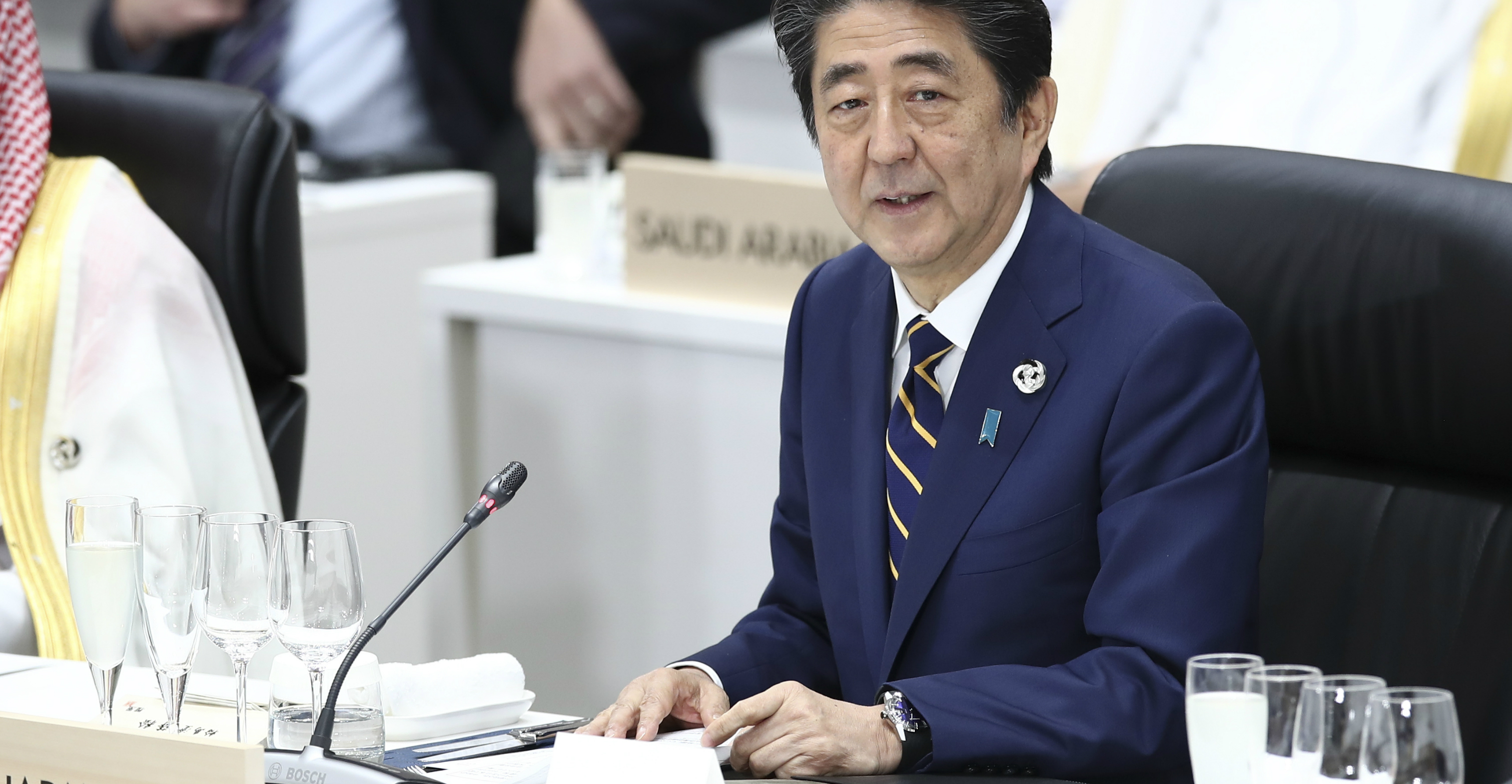 Japan's Prime Minister Shinzo Abe appears to be using restrictions on exports to South Korea as a leverage, days before a parliamentary election. Photo: CNSA Japan's Prime Minister Shinzo Abe appears to be using restrictions on exports to South Korea as a leverage, days before a parliamentary election. Photo: CNSA