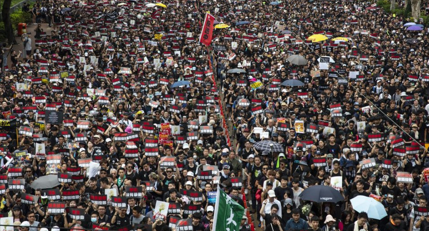 The right to protest is part of the 'checks and balances' in Hong Kong that support the city's institutional strength, Moody's has pointed out. Photo: Bloomberg The right to protest is part of the 'checks and balances' in Hong Kong that support the city's institutional strength, Moody's has pointed out. Photo: Bloomberg