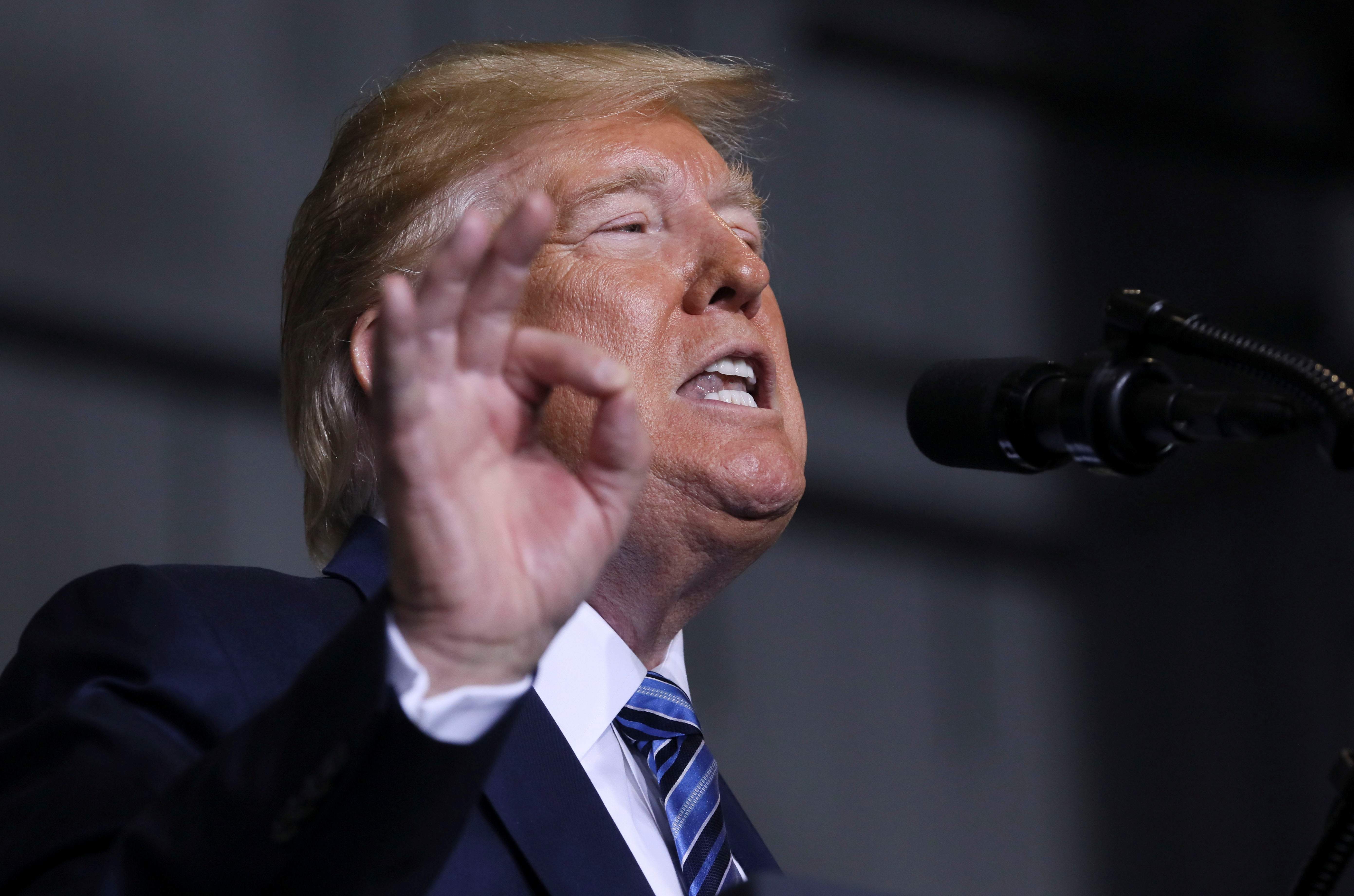Donald Trump said he decided to delay new tariffs on Chinese goods in order to reduce their impact on US holiday shoppers. Photo: Reuters Donald Trump said he decided to delay new tariffs on Chinese goods in order to reduce their impact on US holiday shoppers. Photo: Reuters