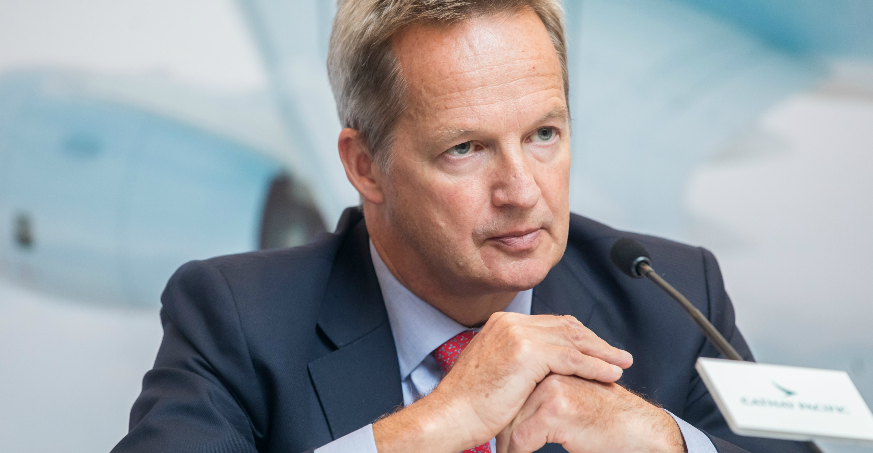 Rupert Hogg has resigned as Cathay chief executive following a week of scrutiny by the Chinese aviation regulator. Photo: Bloomberg Rupert Hogg has resigned as Cathay chief executive following a week of scrutiny by the Chinese aviation regulator. Photo: Bloomberg