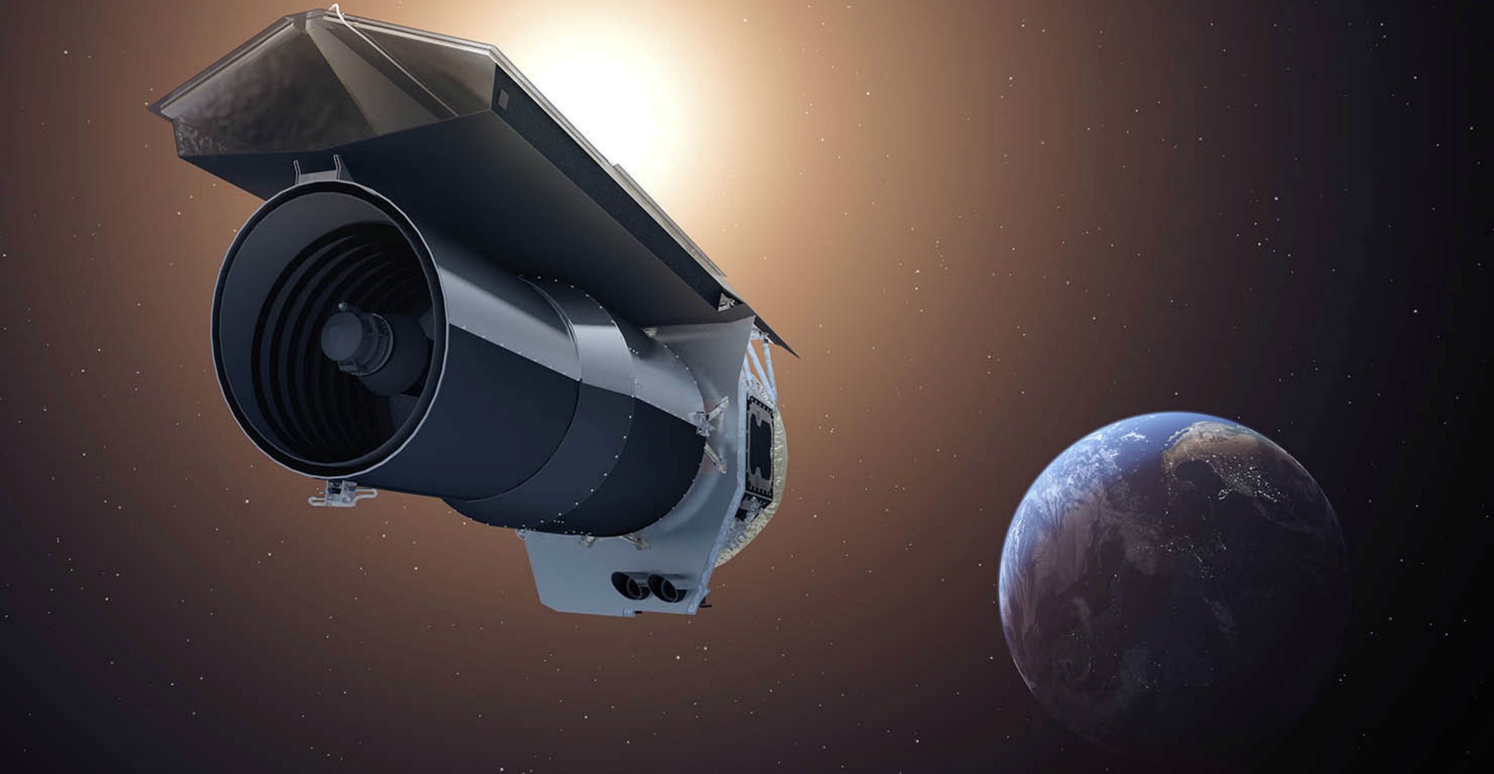 An artist's conception of NASA's Spitzer Space Telescope exploring an exoplanet. Photo: NASA/JPL-Caltech/Handout via Reuters An artist's conception of NASA's Spitzer Space Telescope exploring an exoplanet. Photo: NASA/JPL-Caltech/Handout via Reuters
