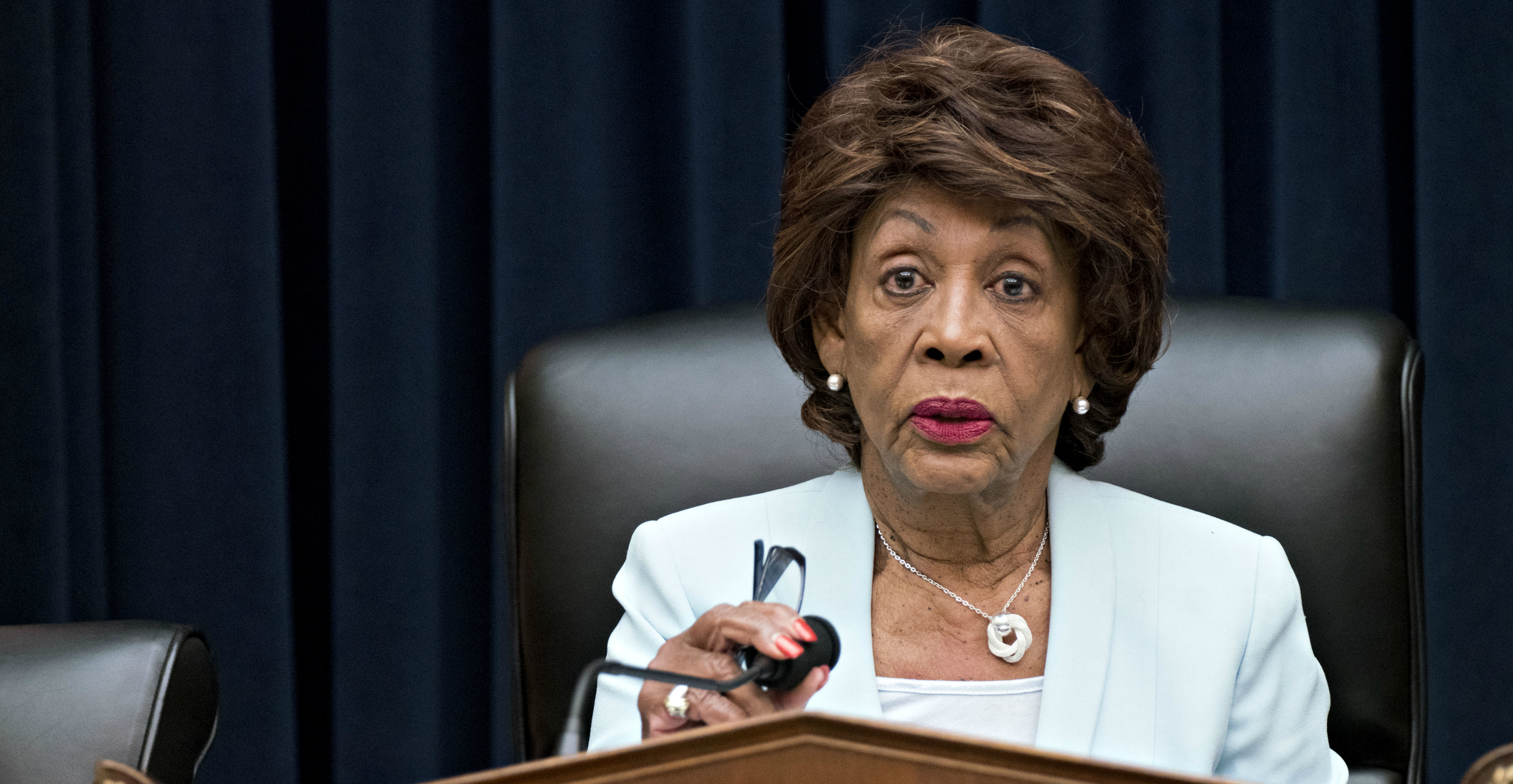 Democratic Representative Maxine Waters accused regulators of undercutting a cornerstone of Wall Street reforms introduced by the 2010 Dodd-Frank law. Photo: Bloomberg Democratic Representative Maxine Waters accused regulators of undercutting a cornerstone of Wall Street reforms introduced by the 2010 Dodd-Frank law. Photo: Bloomberg