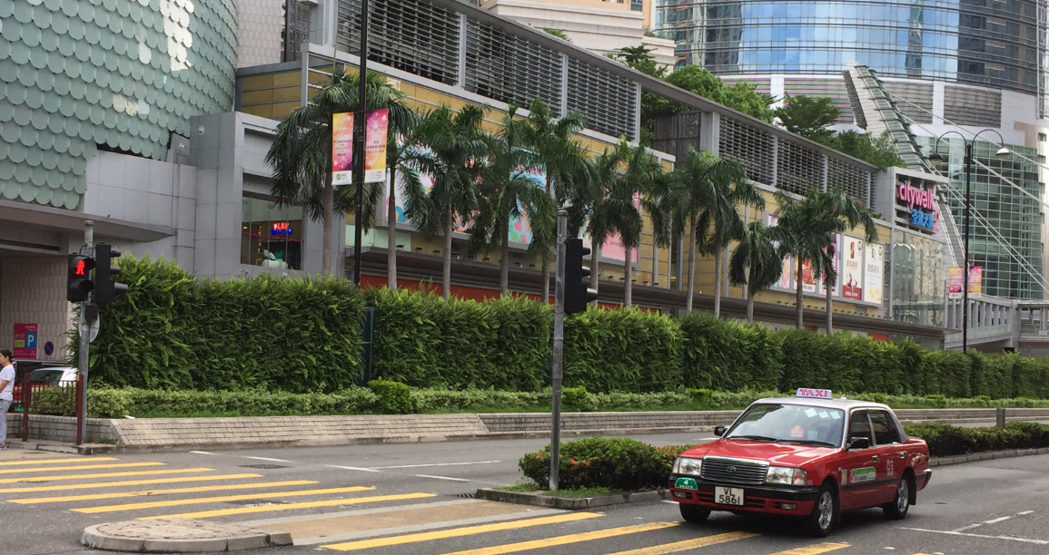 The green wall along Yeung Uk Road in Tsuen Wan helps absorb fumes and reduce traffic noise. Photo: Esri China (Hong Kong) The green wall along Yeung Uk Road in Tsuen Wan helps absorb fumes and reduce traffic noise. Photo: Esri China (Hong Kong)