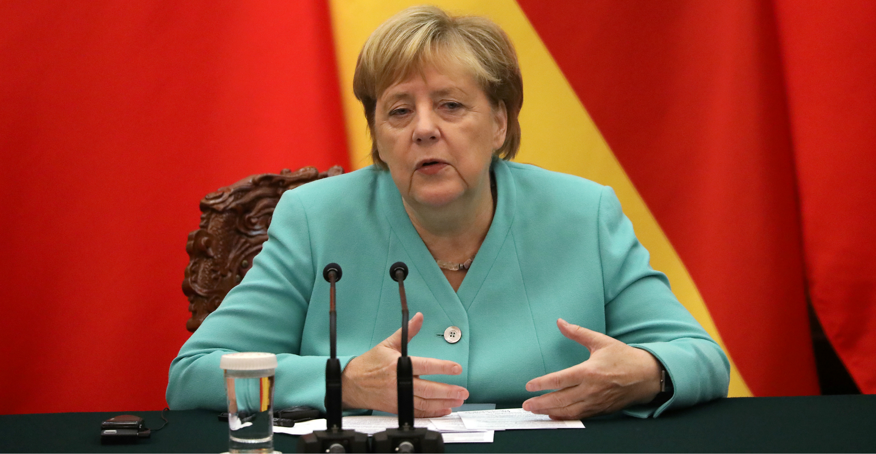 German Chancellor Angela Merkel said Beijing's top officials had listened to her views. Photo: Reuters German Chancellor Angela Merkel said Beijing's top officials had listened to her views. Photo: Reuters