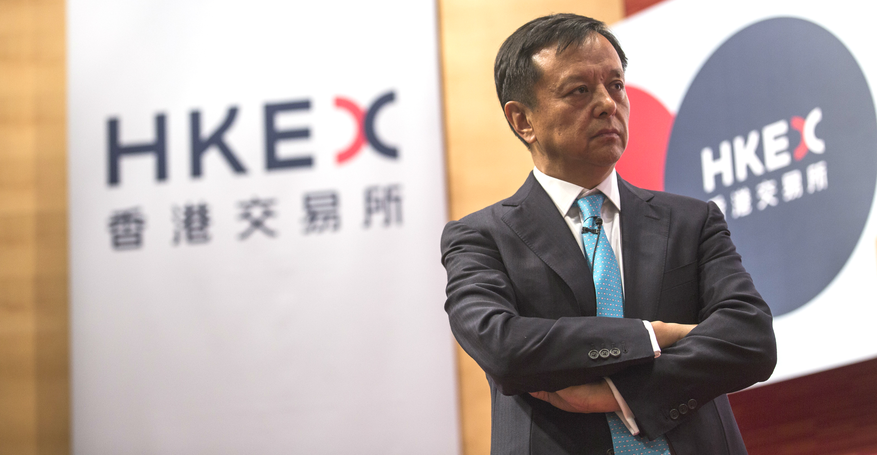 Hong Kong Exchanges and Clearing CEO Charles Li has made a daring move, but he admits he came in a bit late. Photo: Bloomberg Hong Kong Exchanges and Clearing CEO Charles Li has made a daring move, but he admits he came in a bit late. Photo: Bloomberg