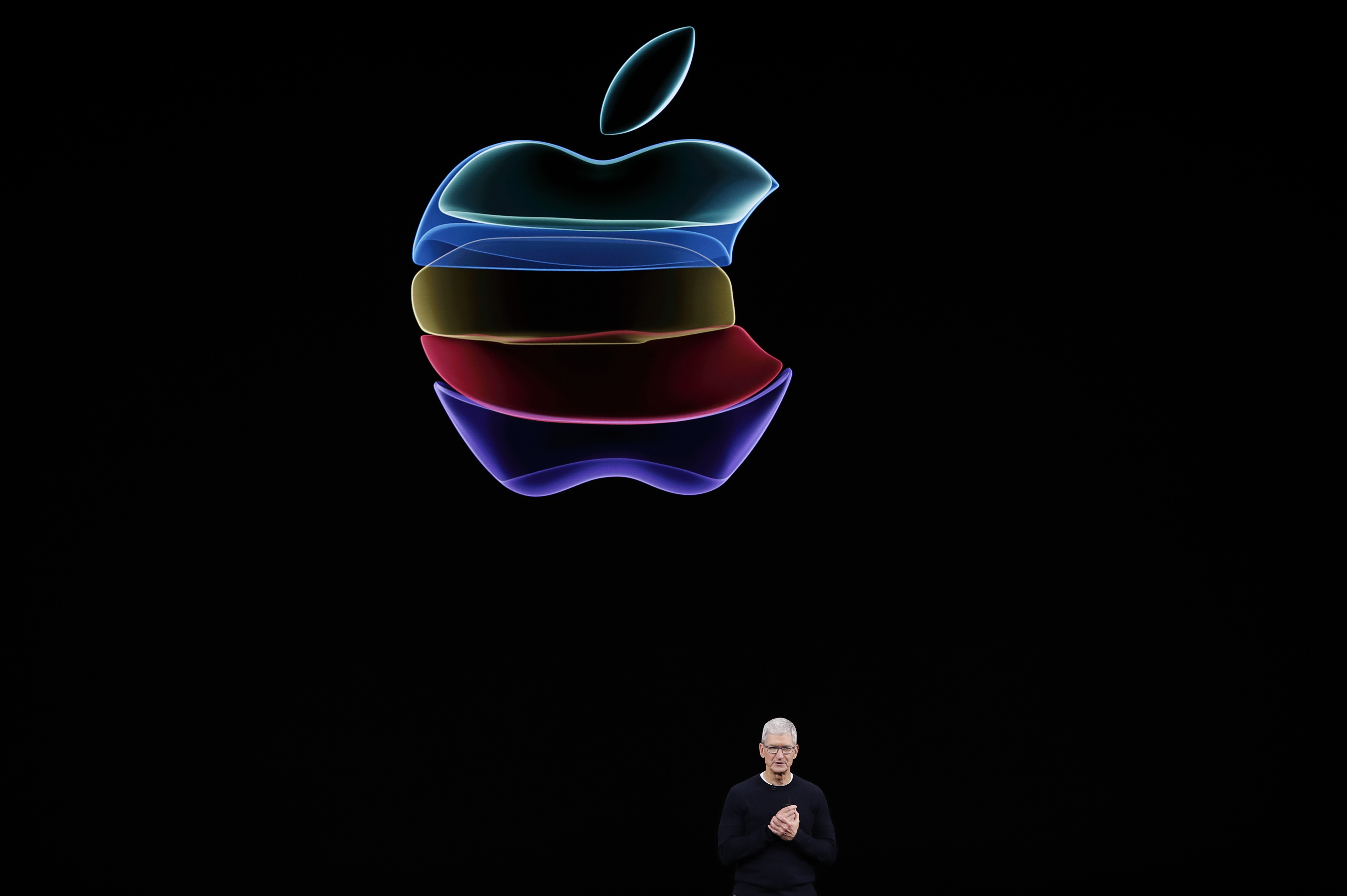 Tim Cook speaks at Apple’s annual fall event at the firm’s headquarters in Cupertino, California, on September 10. Photo: Reuters Tim Cook speaks at Apple’s annual fall event at the firm’s headquarters in Cupertino, California, on September 10. Photo: Reuters