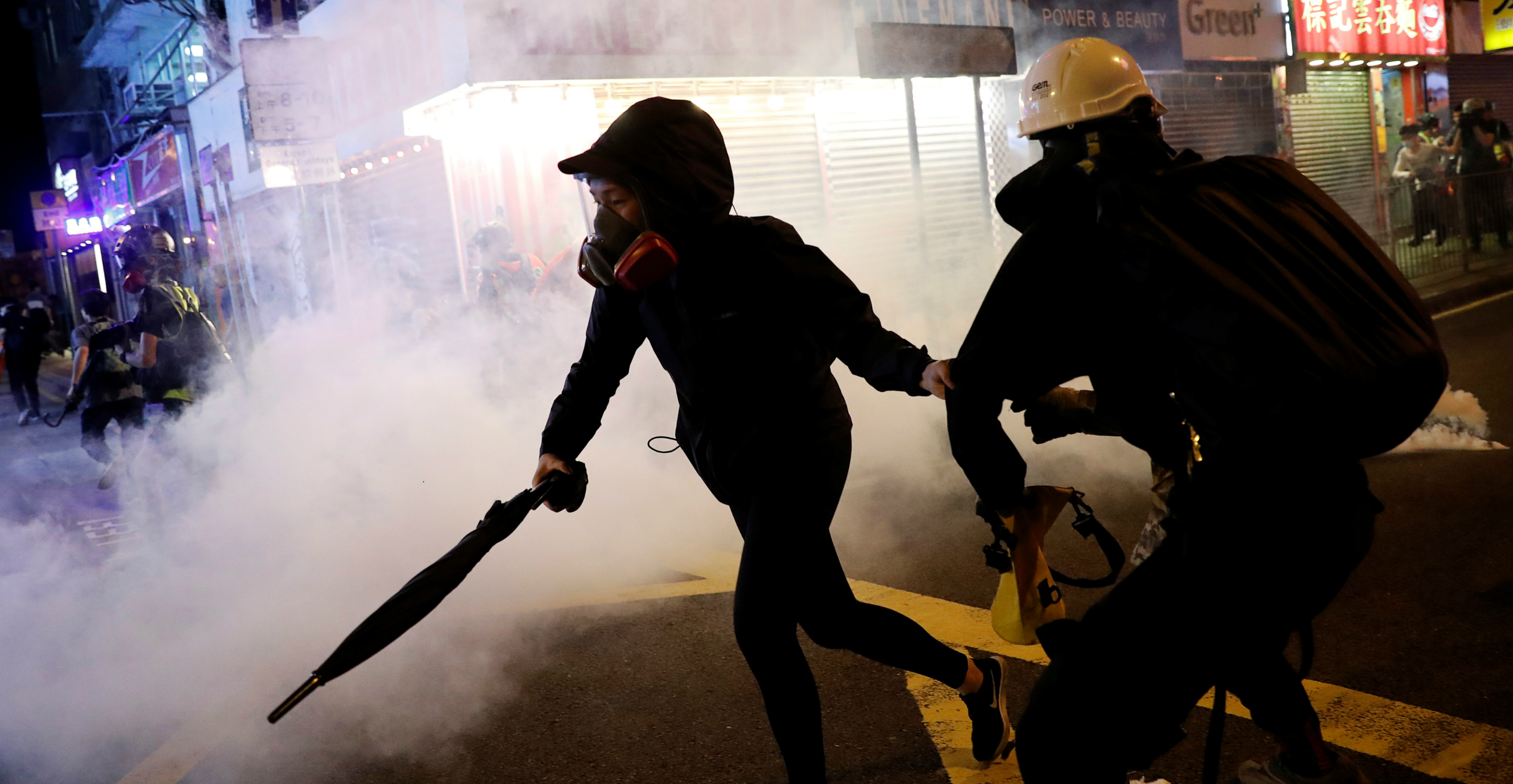 Clashes between police and protesters have dominated the news. Photo: Reuters Clashes between police and protesters have dominated the news. Photo: Reuters