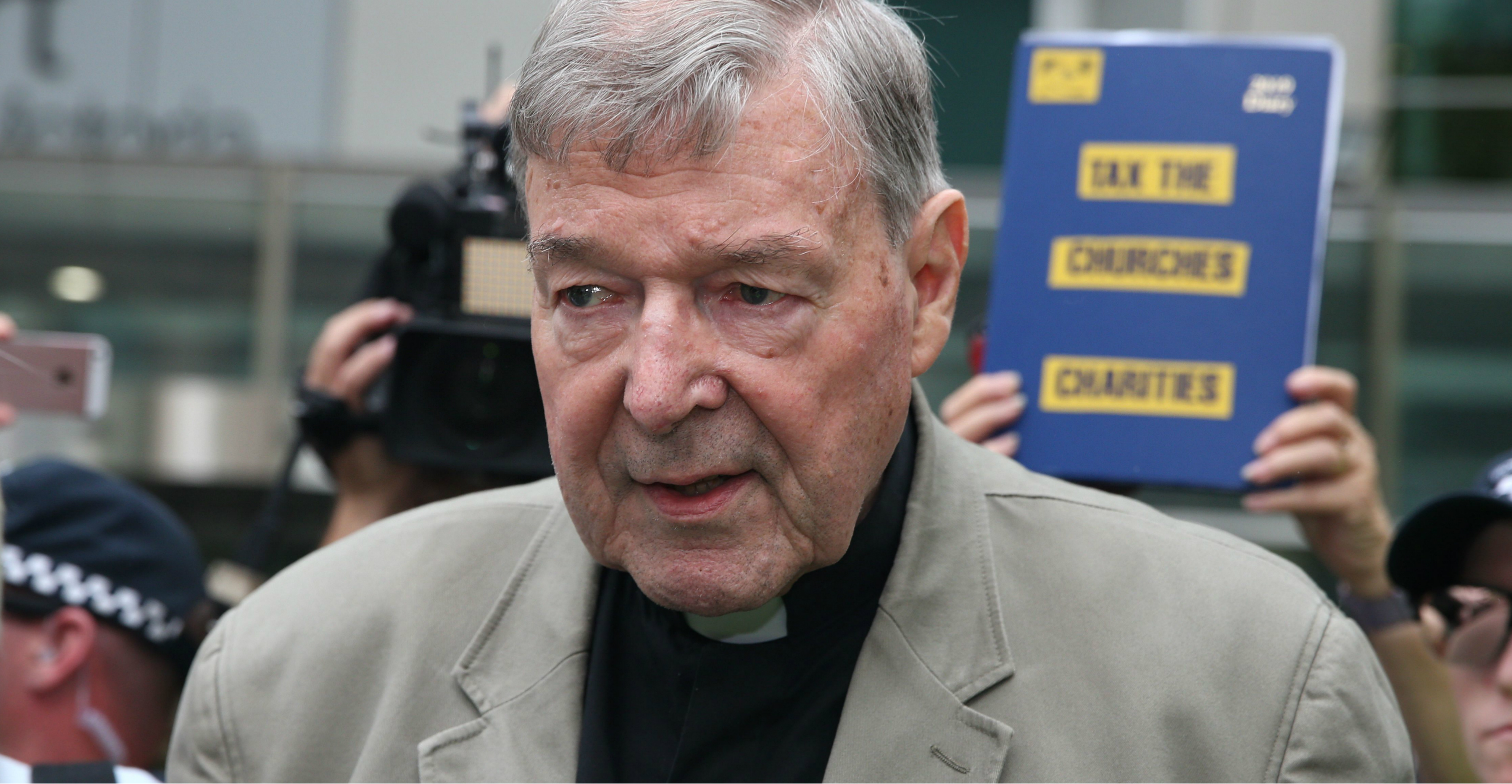 Former Vatican treasurer George Pell is serving a six-year jail sentence for sexually assaulting two teenage choirboys. Photo: AFP Former Vatican treasurer George Pell is serving a six-year jail sentence for sexually assaulting two teenage choirboys. Photo: AFP