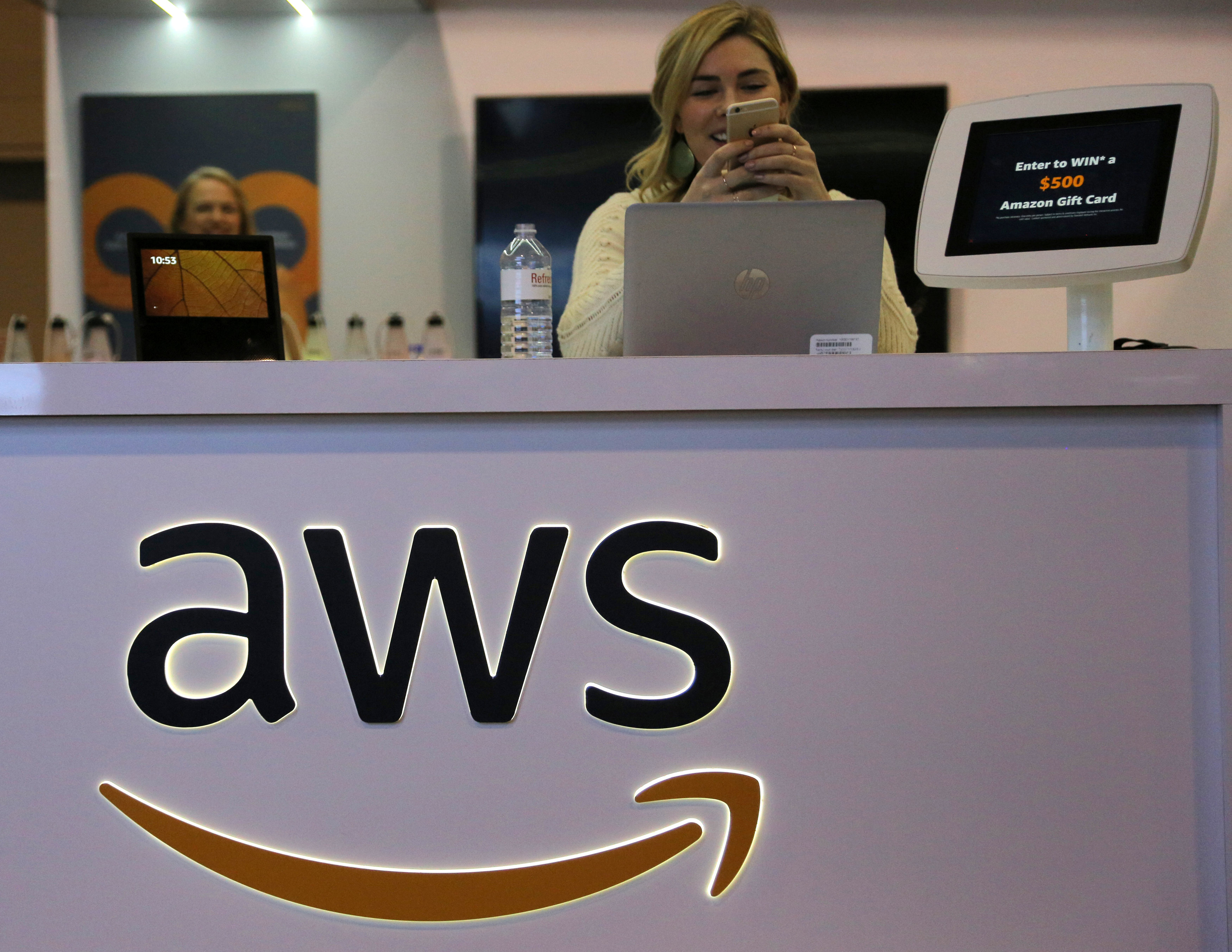 Amazon Web Services is fighting back against the US Defense Department's decision on a multi-billion-dollar cloud services contract. Photo: Reuters Amazon Web Services is fighting back against the US Defense Department's decision on a multi-billion-dollar cloud services contract. Photo: Reuters