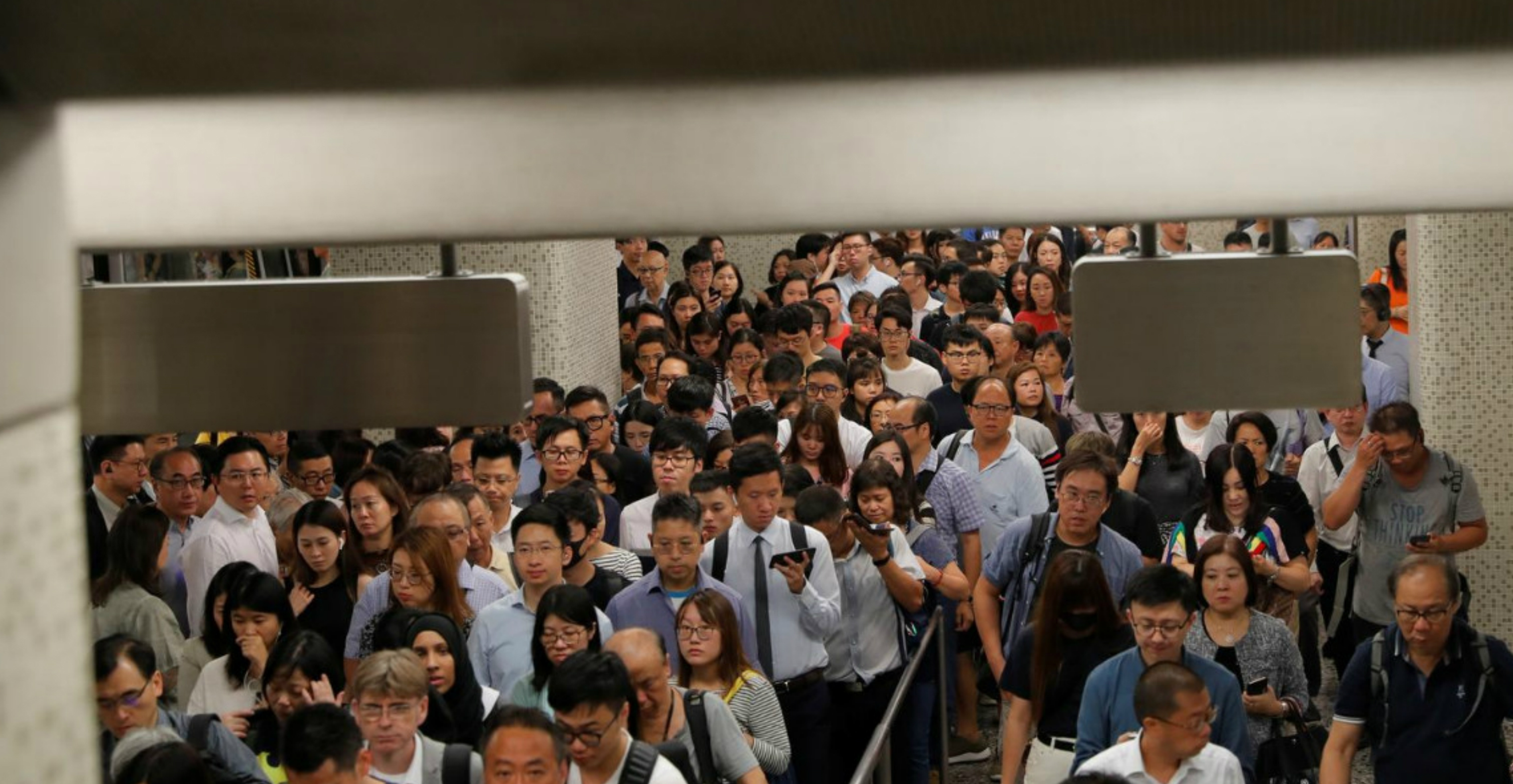 MTR train services should return to normal as soon as possible to help businesses weather the economic downturn. Photo: Reuters MTR train services should return to normal as soon as possible to help businesses weather the economic downturn. Photo: Reuters