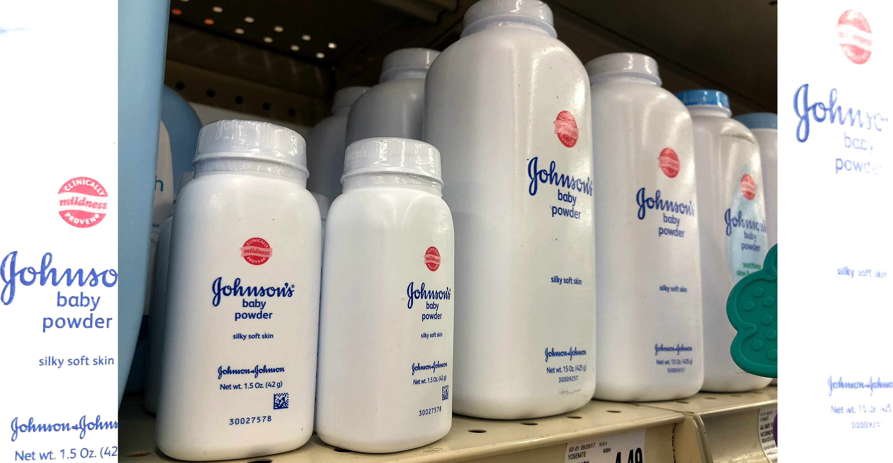 Johnson & Johnson said recent tests of samples from the same bottle of Johnson's Baby Powder tested by FDA labs found no asbestos. Photo: AFP Johnson & Johnson said recent tests of samples from the same bottle of Johnson's Baby Powder tested by FDA labs found no asbestos. Photo: AFP