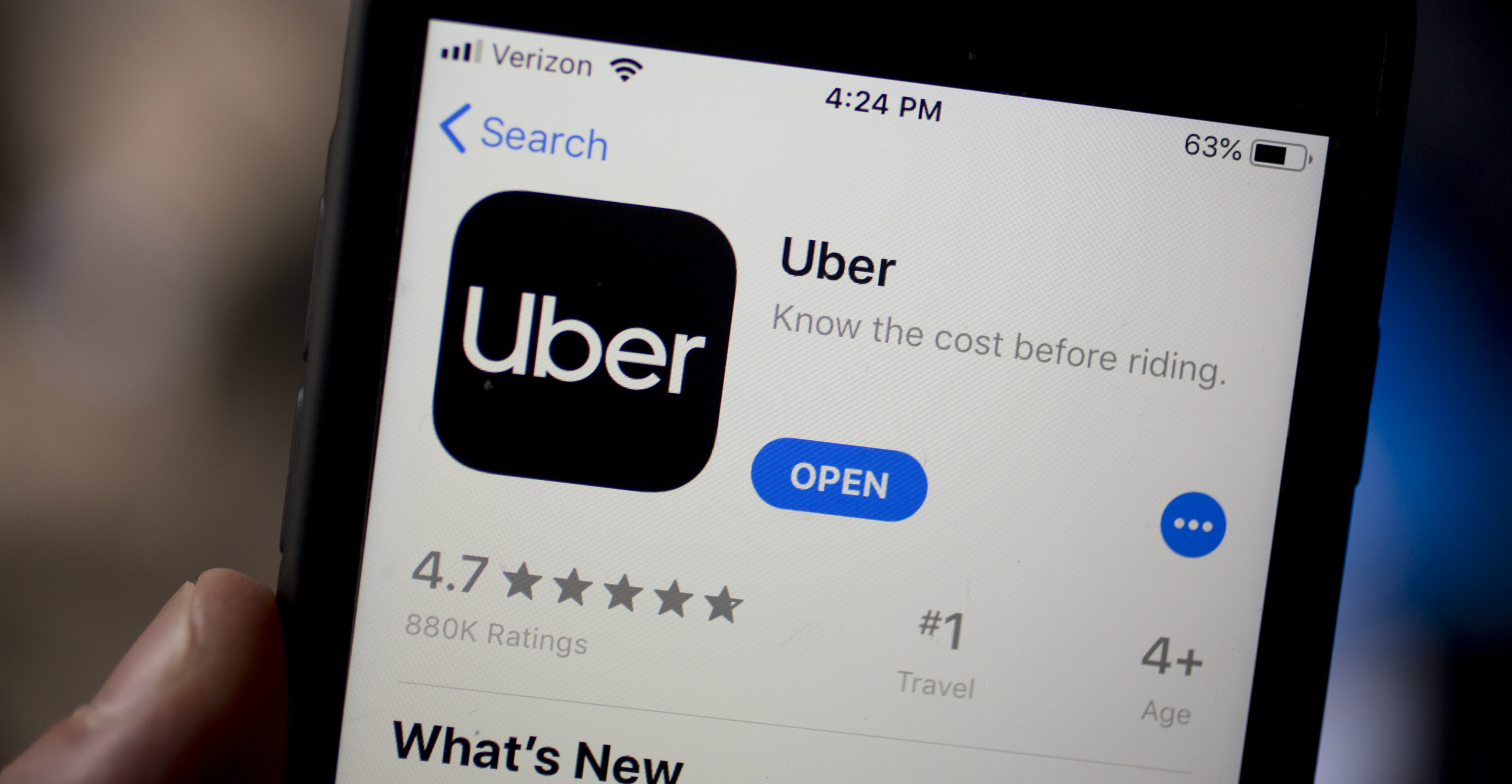 Uber said 99.9 percent of all of its 2.3 billion US trips in 2017 and 2018 ended without any safety incidents. Photo: Bloomberg Uber said 99.9 percent of all of its 2.3 billion US trips in 2017 and 2018 ended without any safety incidents. Photo: Bloomberg