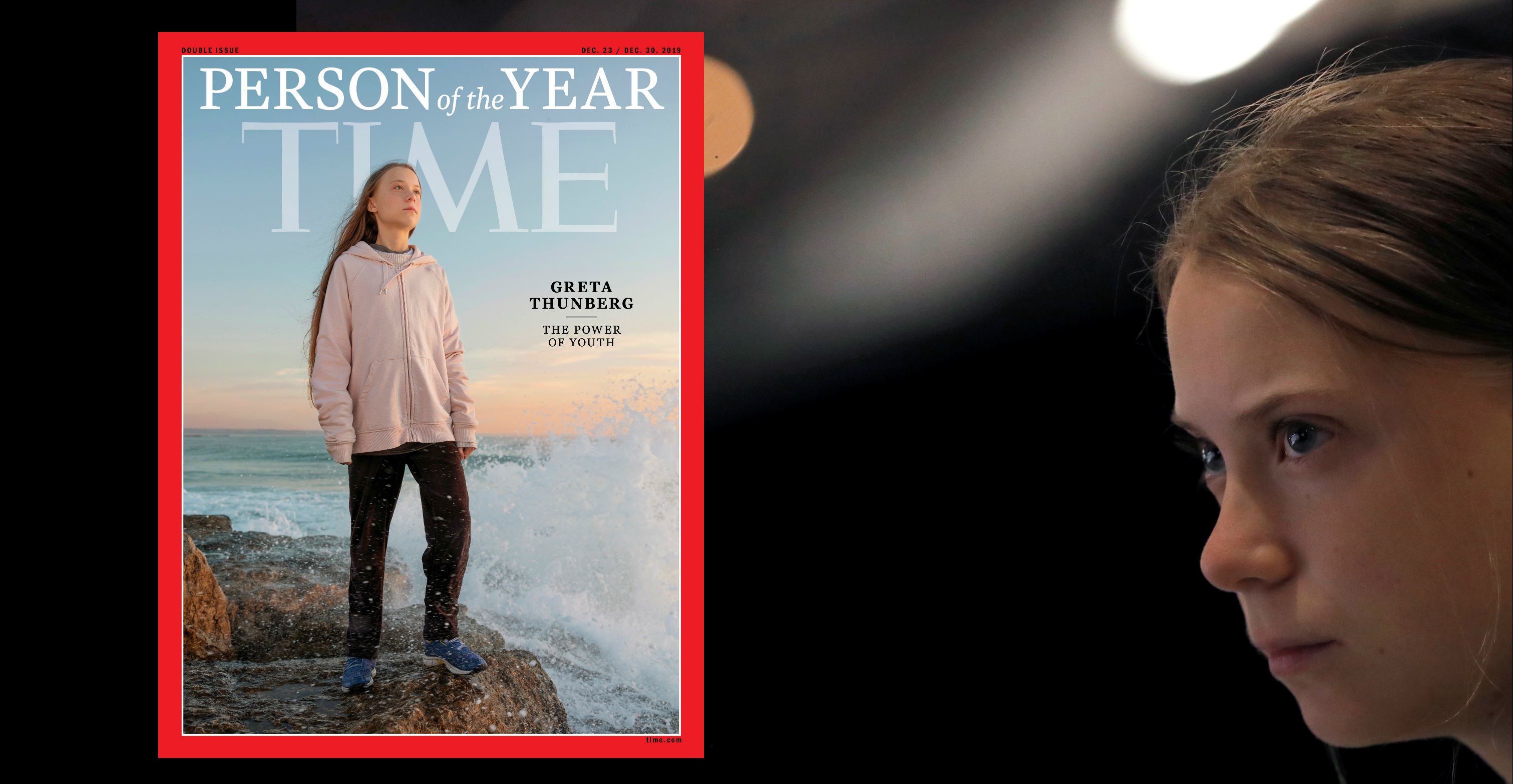 Greta Thunberg,16, is the youngest individual to have won Time's Person of the Year accolade. Photo: TIME/Reuters Greta Thunberg,16, is the youngest individual to have won Time's Person of the Year accolade. Photo: TIME/Reuters