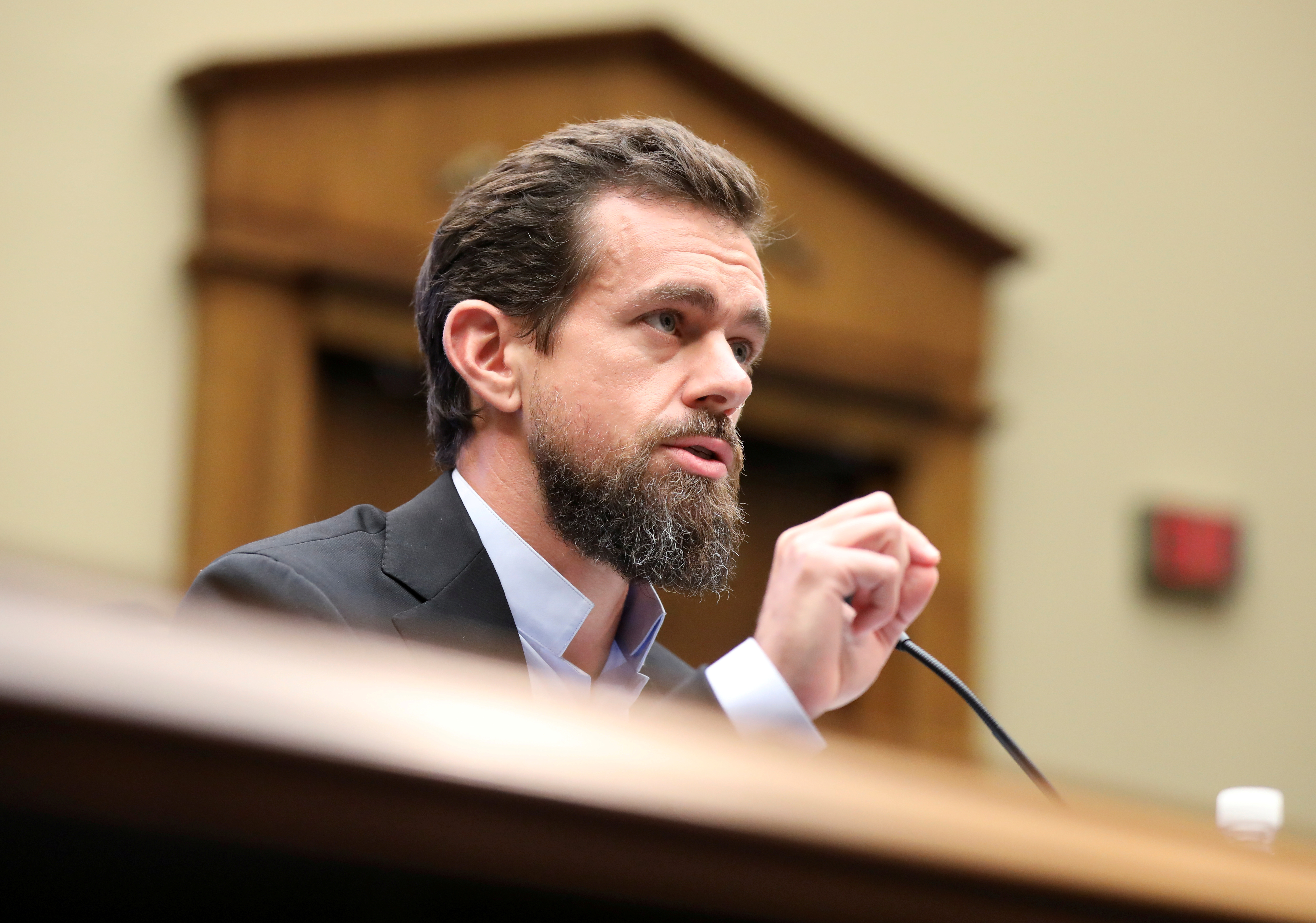 Blockchain technology could provide a model for decentralizing content hosting, oversight and even monetization of social media, Twitter CEO Jack Dorsey says. Photo: Reuters Blockchain technology could provide a model for decentralizing content hosting, oversight and even monetization of social media, Twitter CEO Jack Dorsey says. Photo: Reuters