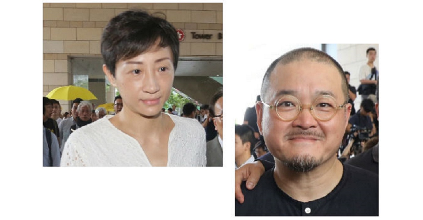 Motions moved by DAB members for disqualification of Tanya Chan (L) and Shiu Ka-chun failed in the Legco on Wednesday, handing the opposition camp a victory. Photos: HKEJ Motions moved by DAB members for disqualification of Tanya Chan (L) and Shiu Ka-chun failed in the Legco on Wednesday, handing the opposition camp a victory. Photos: HKEJ