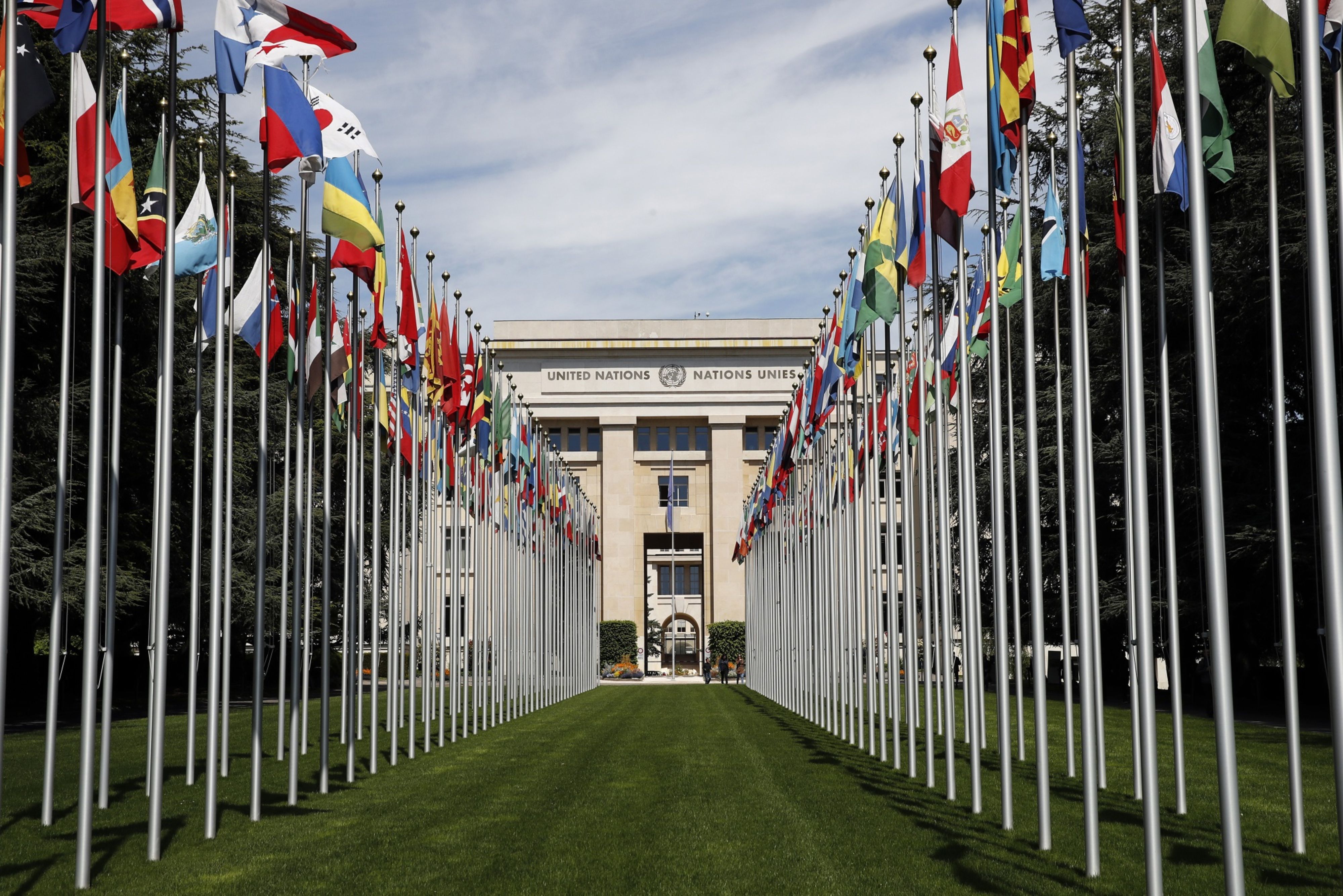 Flags stand outside the UN building in Geneva. Wealth inequality can become a serious social and political issue, as many governments and corporates are realizing. Photo: Bloomberg Flags stand outside the UN building in Geneva. Wealth inequality can become a serious social and political issue, as many governments and corporates are realizing. Photo: Bloomberg