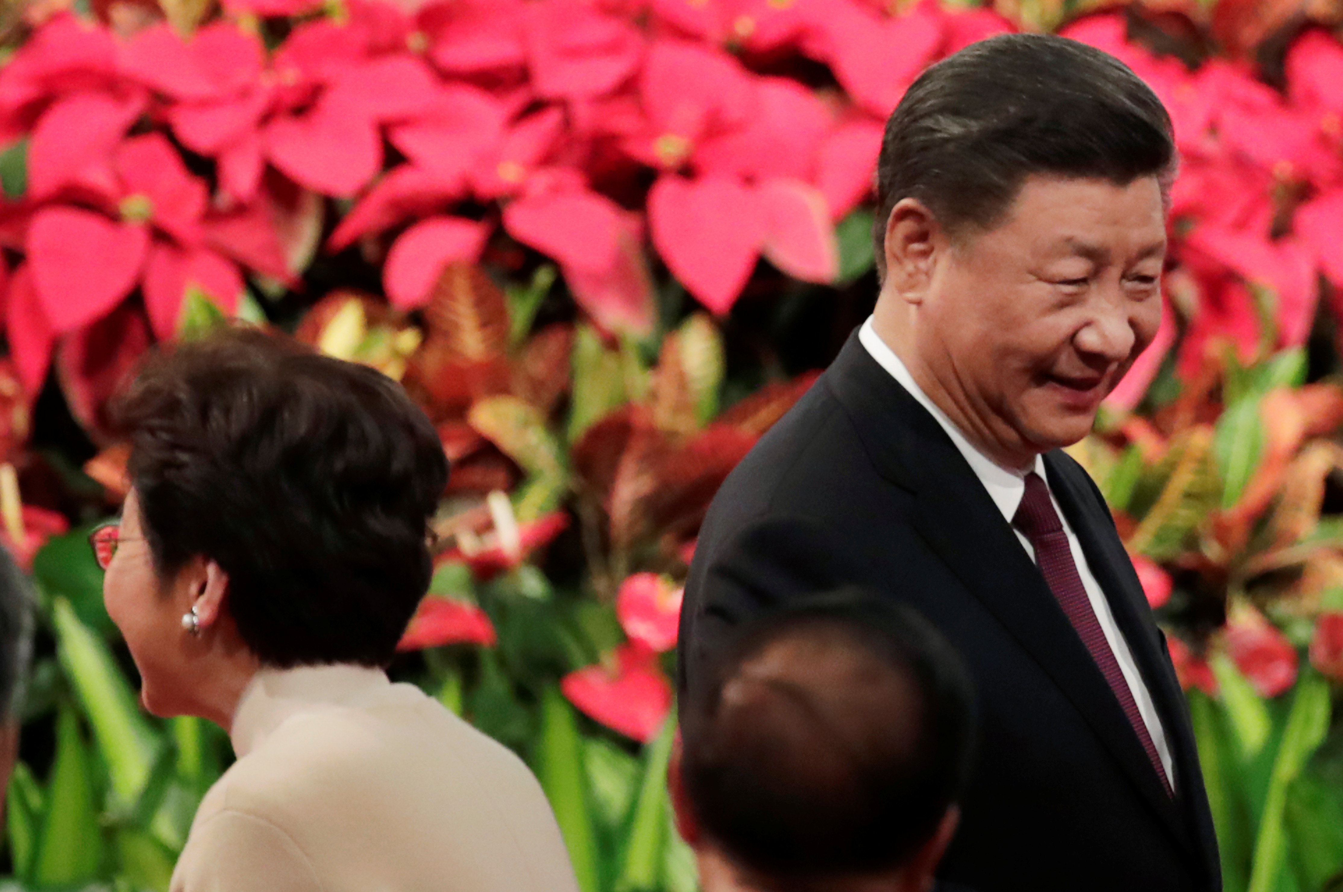 Carrie Lam and her master in Beijing, Xi Jinping, have been unmoved by months of protests by Hong Kong people demanding greater democracy, among other things. Photo: Reuters Carrie Lam and her master in Beijing, Xi Jinping, have been unmoved by months of protests by Hong Kong people demanding greater democracy, among other things. Photo: Reuters