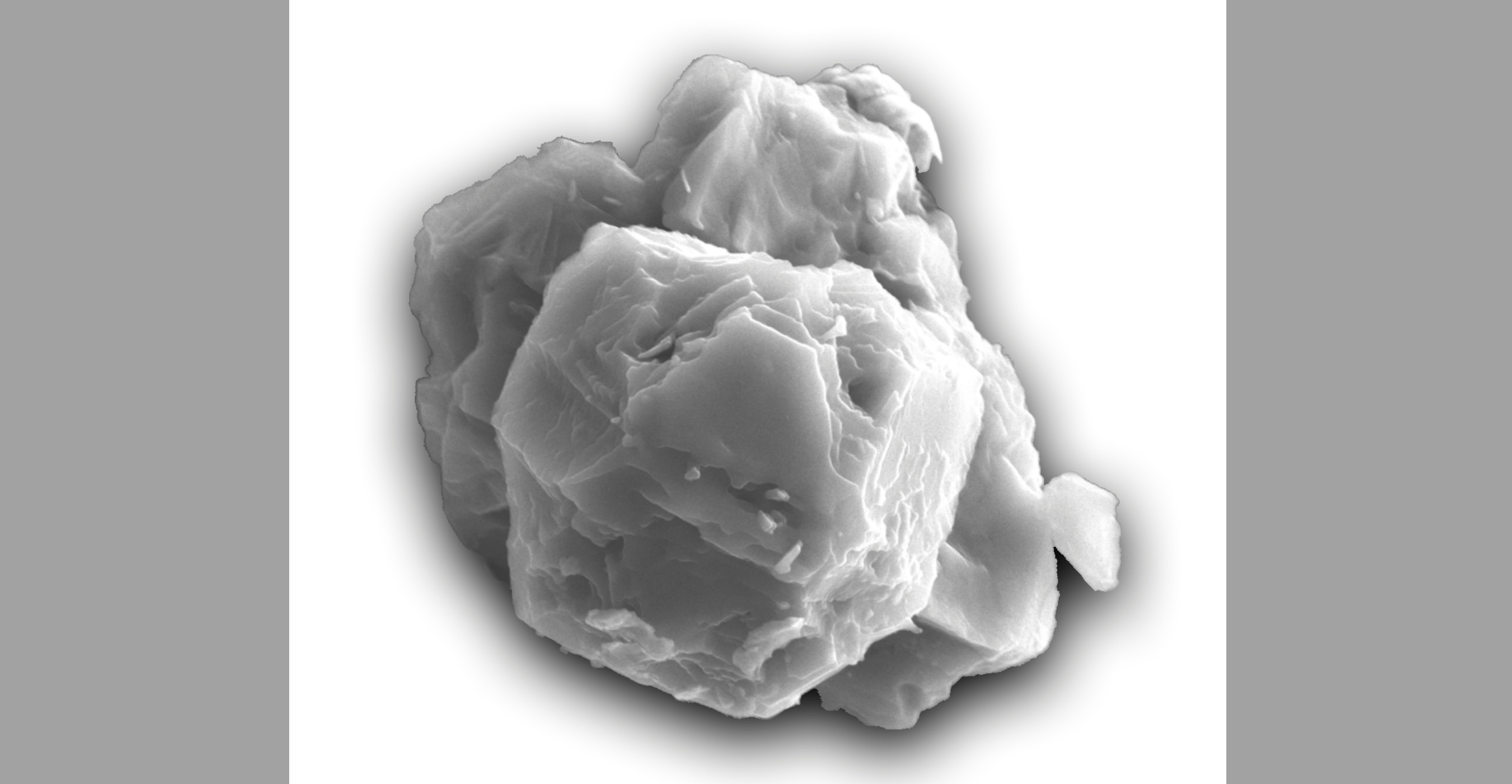 An image of a presolar silicon carbide grain, about 8 micrometers in its longest dimension, found inside a meteorite that crashed into Australia in 1969. Photo: Janaina N. Avila/Handout via Reuters An image of a presolar silicon carbide grain, about 8 micrometers in its longest dimension, found inside a meteorite that crashed into Australia in 1969. Photo: Janaina N. Avila/Handout via Reuters